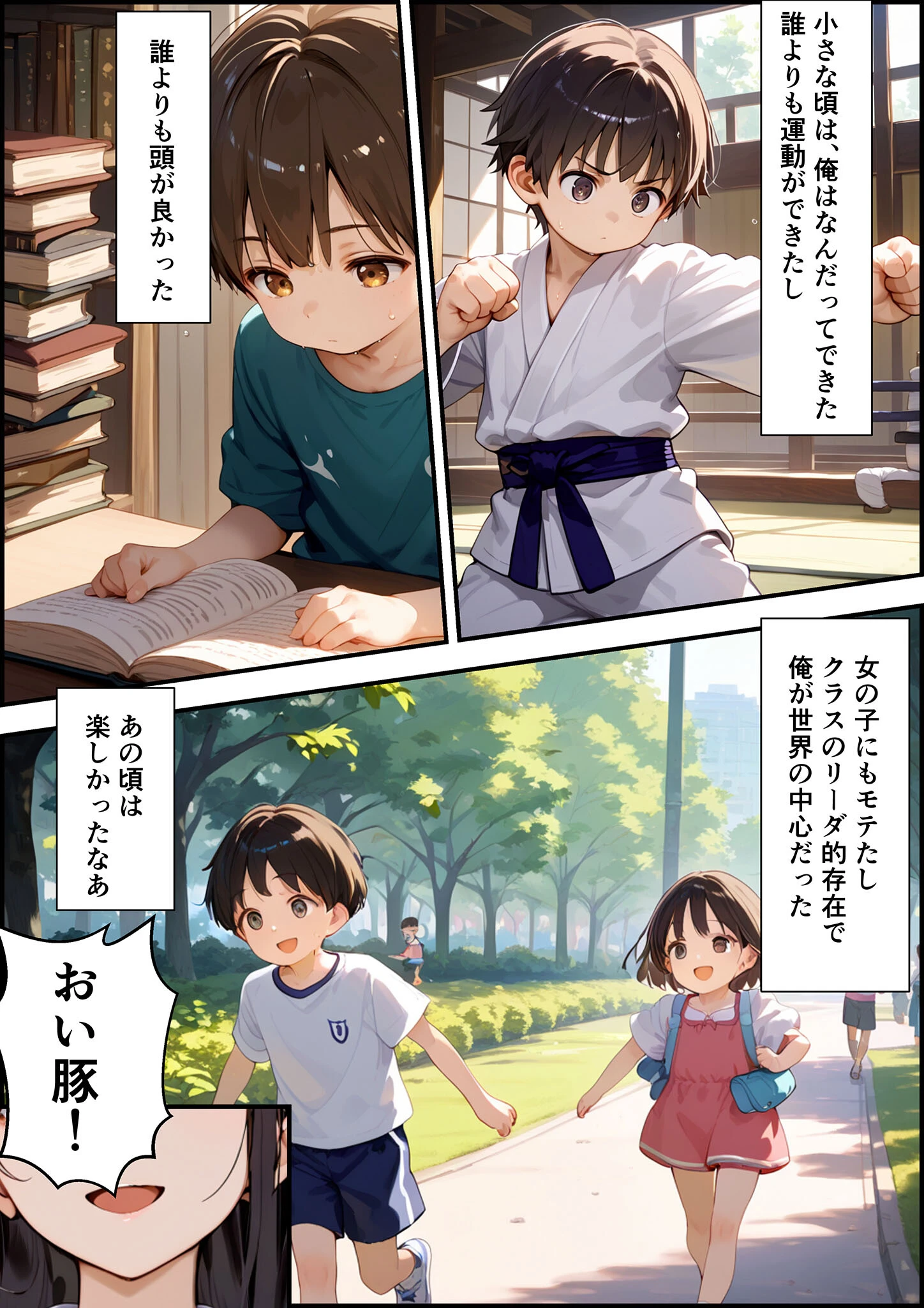 ●●アプリでいじめっ子を肉●●にする話ページ4