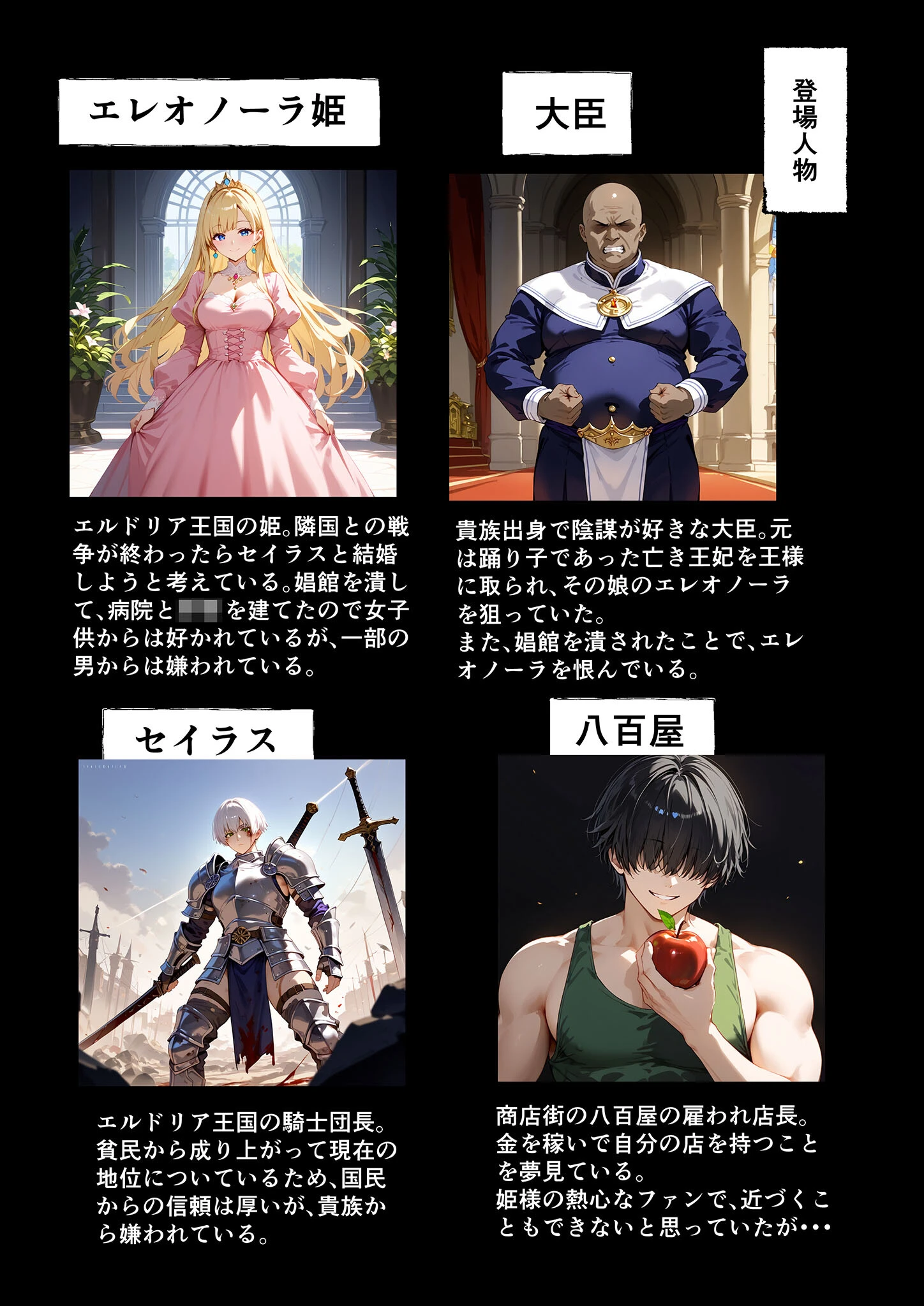 みんなの憧れの姫様がロイヤル肉●●になる話 モザイク版ページ4