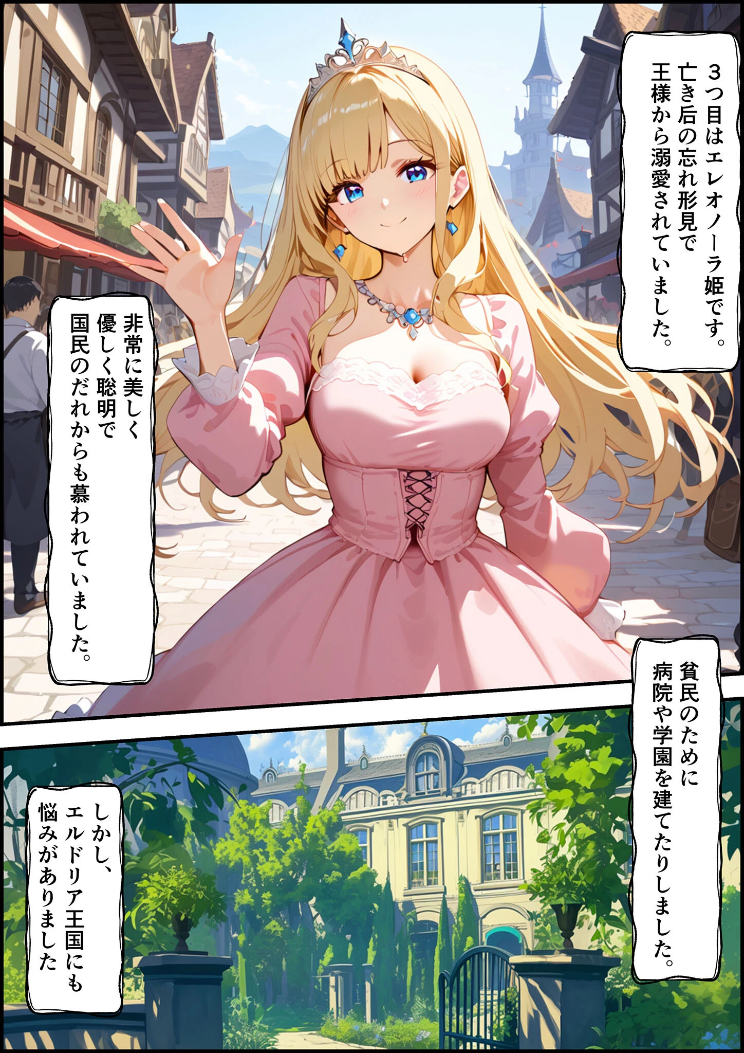 みんなの憧れの姫様がロイヤル肉●●になる話 モザイク版ページ7