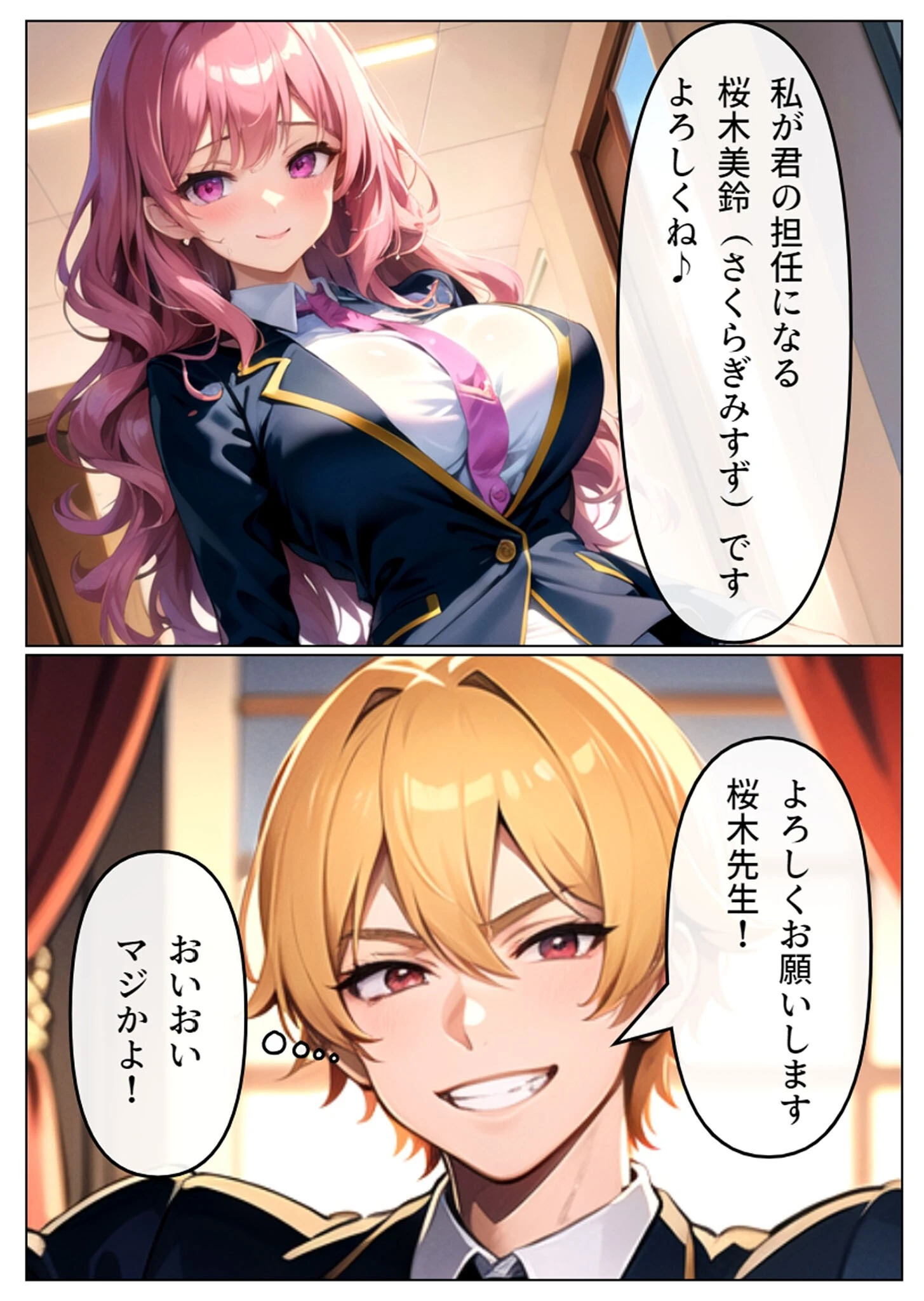 巨乳女子がヤリチン転校生に寝取られる 淫らに変えられる彼女-水瀬瑞穂編- モザイク版ページ7
