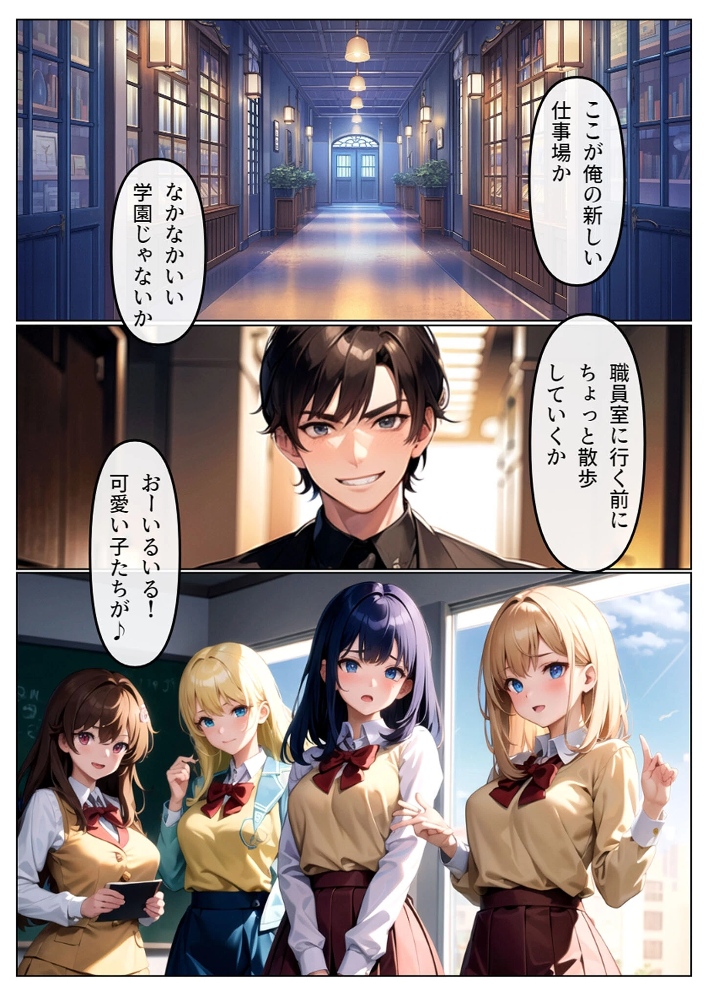狙われた学園 清純な乙女が淫らに堕ちていく モザイク版ページ3