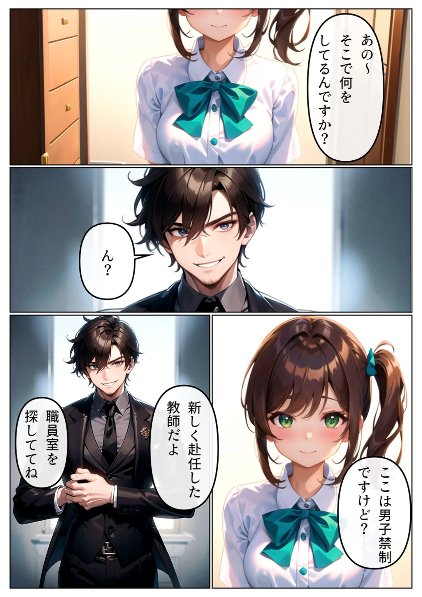 狙われた学園 清純な乙女が淫らに堕ちていく モザイク版ページ5