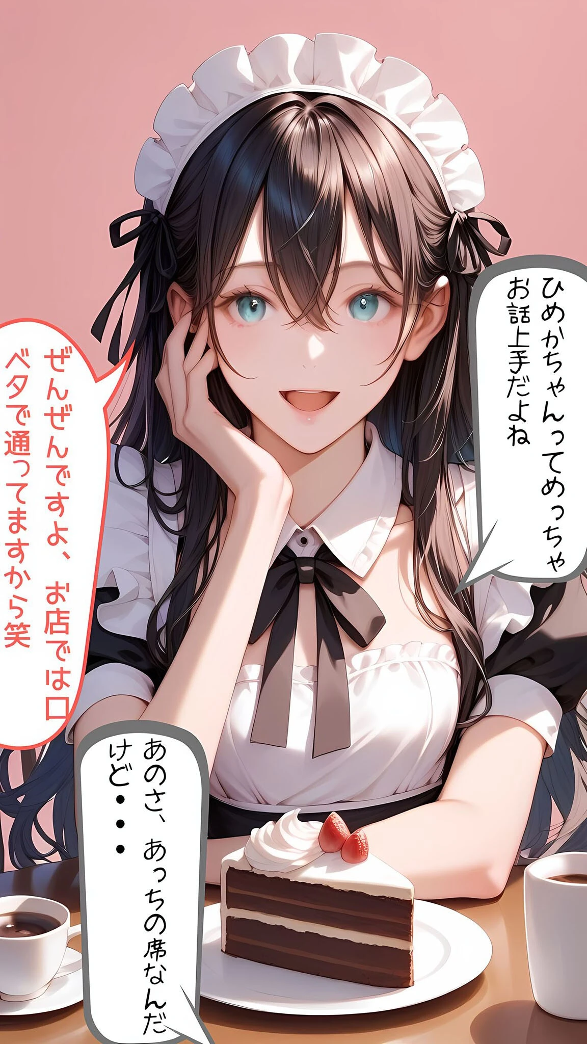 メカフェ店員だった近所のお嬢に秘密の裏メニューで抜いてもらう話 モザイク版ページ4