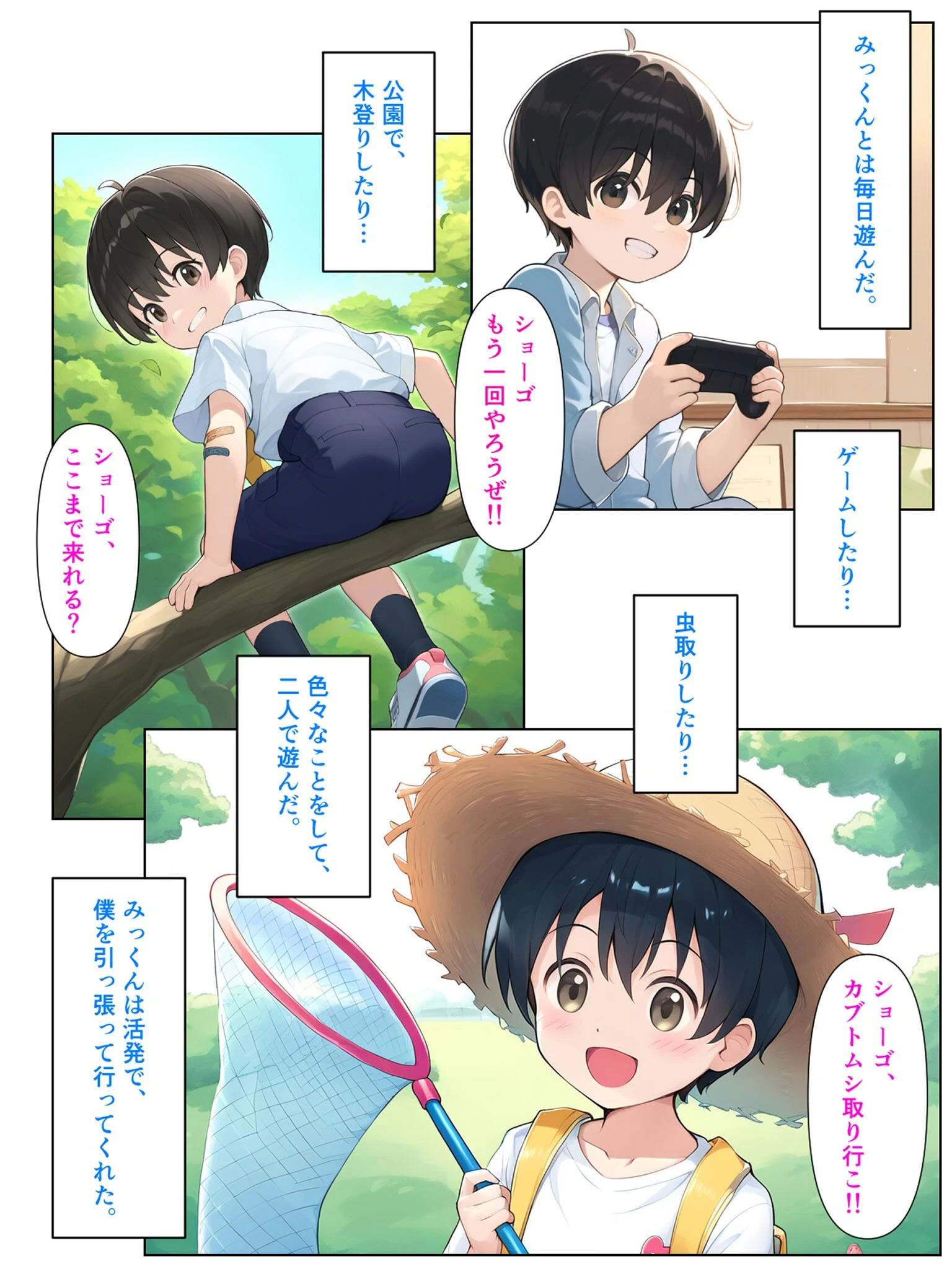 ボーイッシュだった幼馴染が黒髪ムチムチ巨乳●●に成長したので、らぶらぶえっちする話 モザイク版ページ4