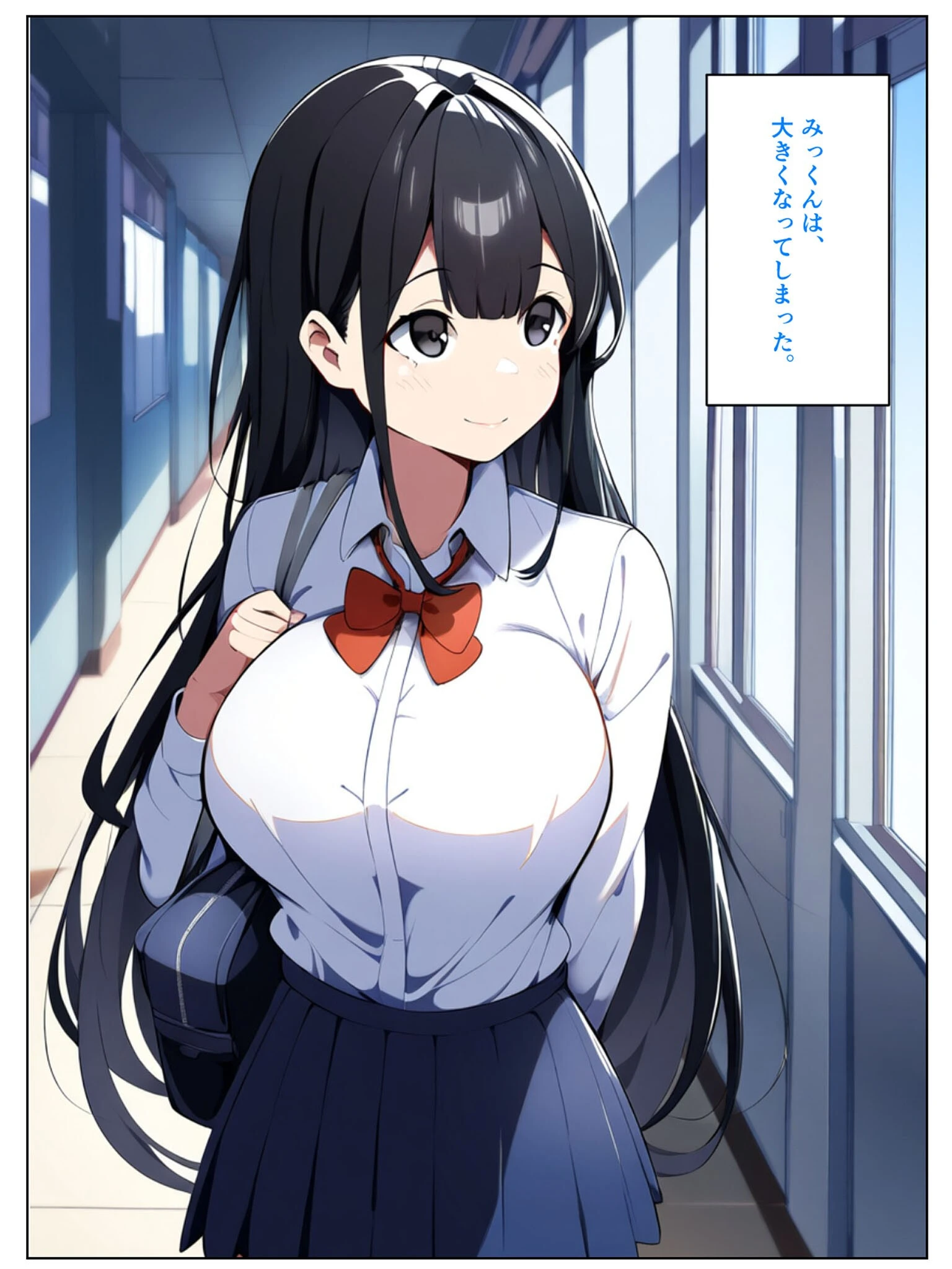 ボーイッシュだった幼馴染が黒髪ムチムチ巨乳●●に成長したので、らぶらぶえっちする話 モザイク版ページ5