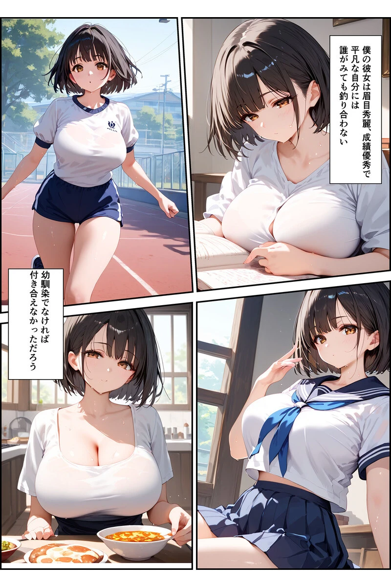 全2作収録 ボクを守るために不良の性●●になっても絶対に堕ちないカノジョ モザイク版ページ6