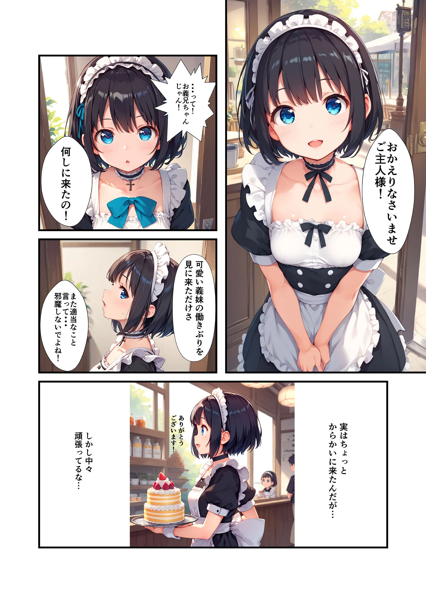 義妹は言いなり発情メイド モザイク版ページ3
