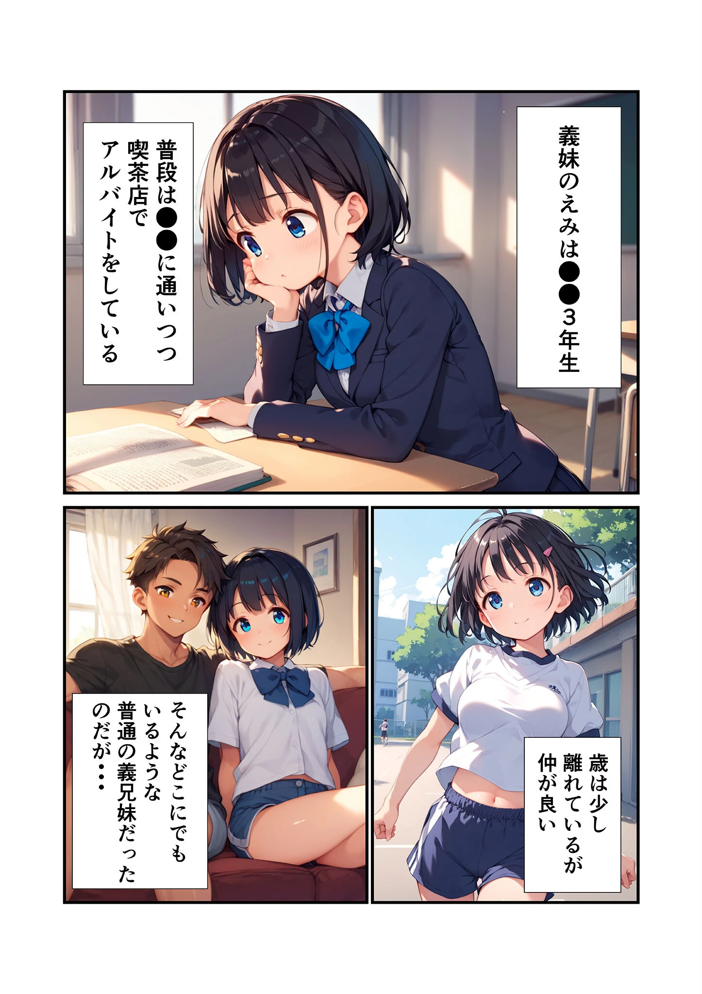 義妹は言いなり発情メイド モザイク版ページ4