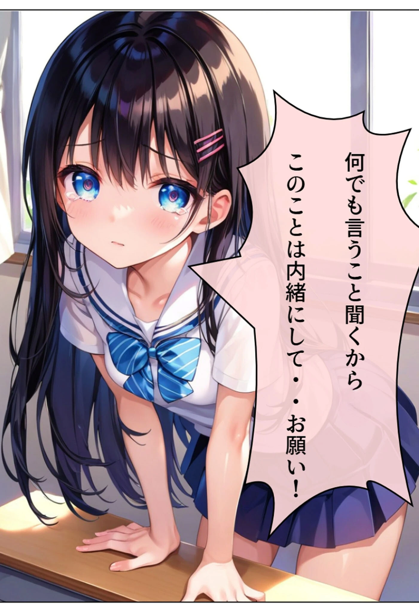 学園NO.1のみなみちゃんの弱みを握ってエッチする話 モザイク版ページ5