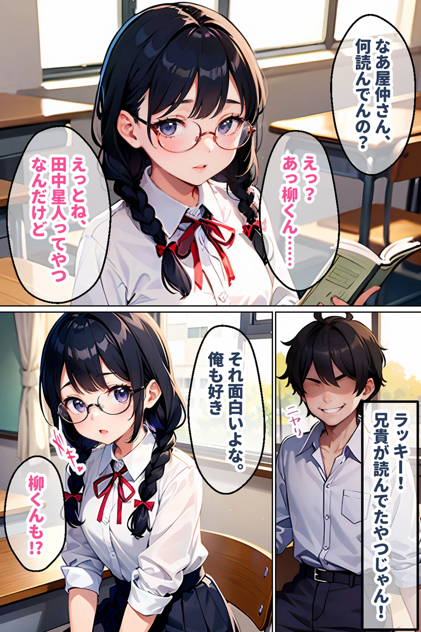 地味なオタク娘を俺好みに●●してみた モザイク版ページ4
