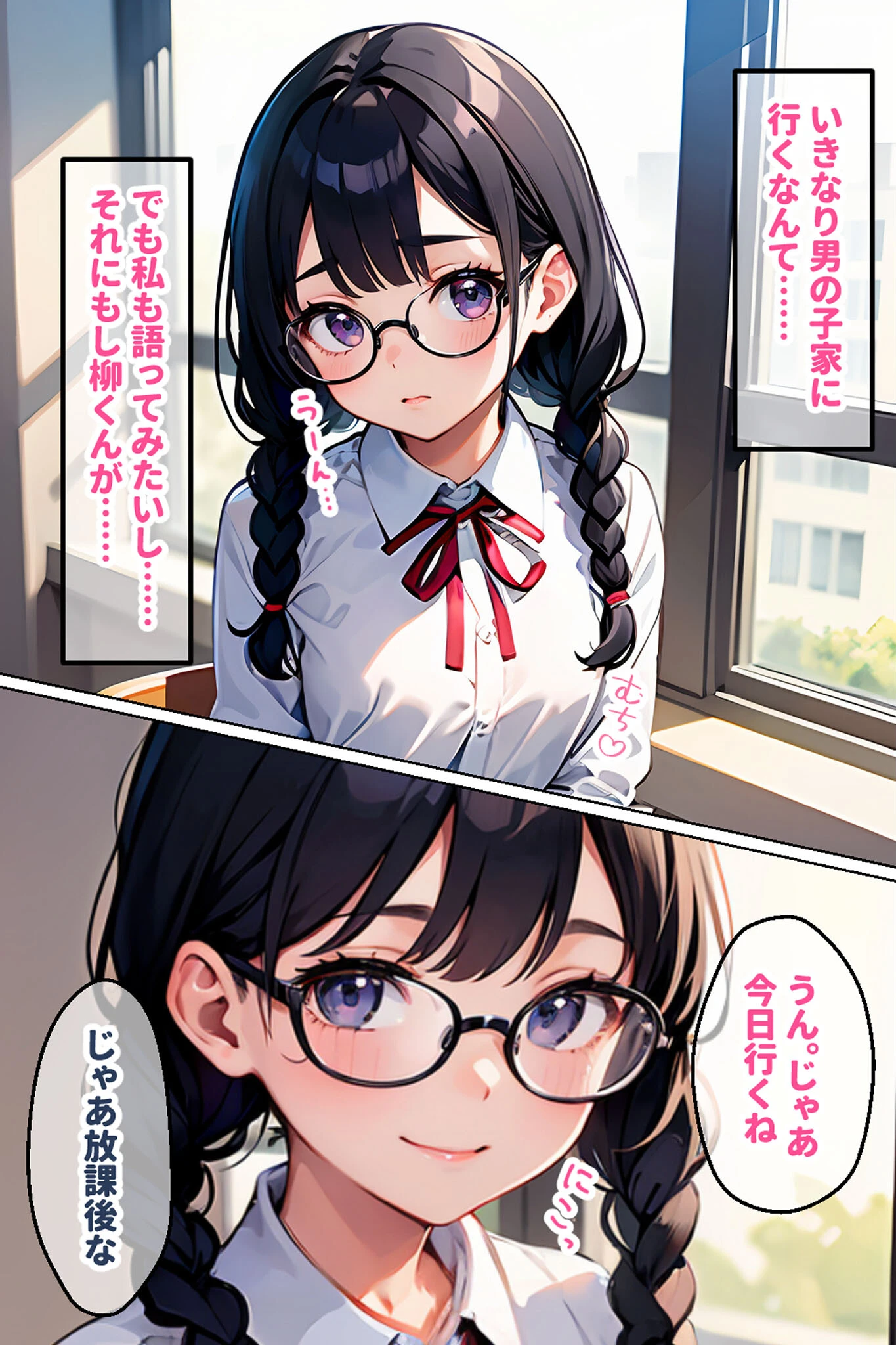 地味なオタク娘を俺好みに●●してみた モザイク版ページ6