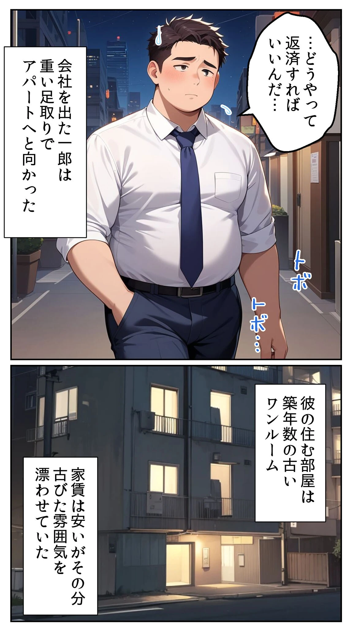 家賃を滞納したら、巨乳美女の人妻大家に体で支払わされた話 〜背徳の借金返済・美しき人妻大家との淫らな契約〜前編 モザイク版ページ5