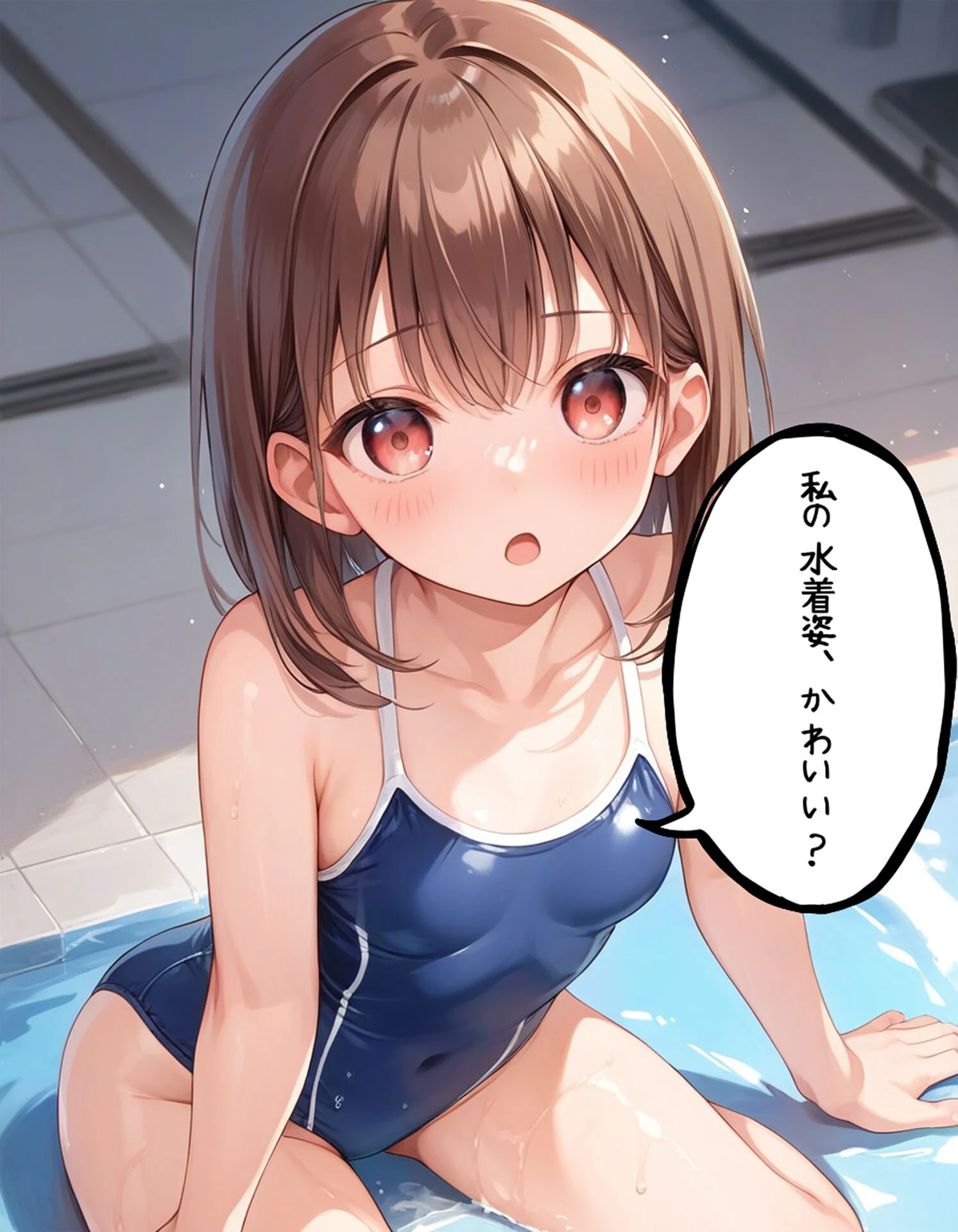お義兄ちゃんと生ハメ撮影会〜スクール水着でハメまくり モザイク版ページ4