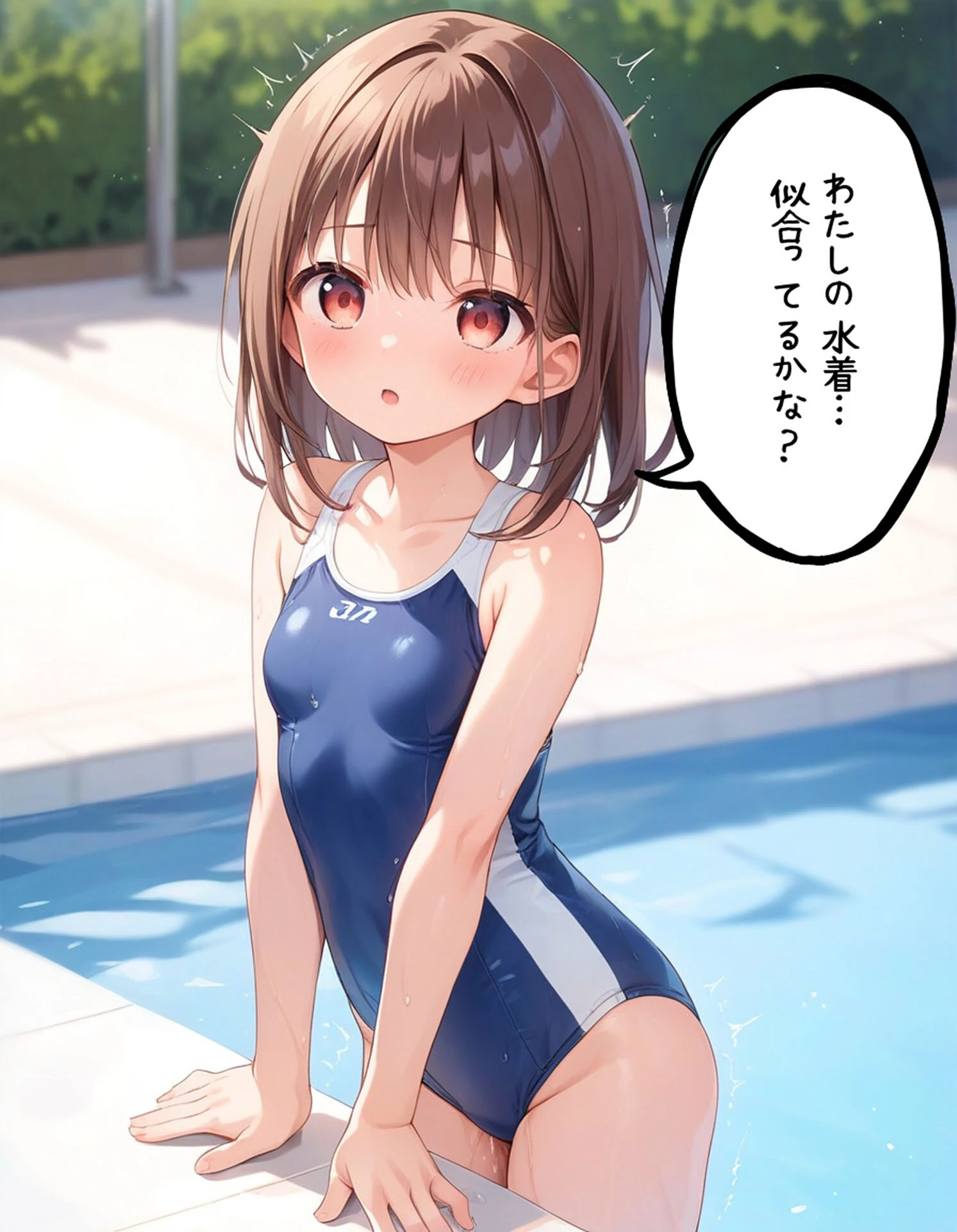 お義兄ちゃんと生ハメ撮影会〜スクール水着でハメまくり モザイク版ページ5