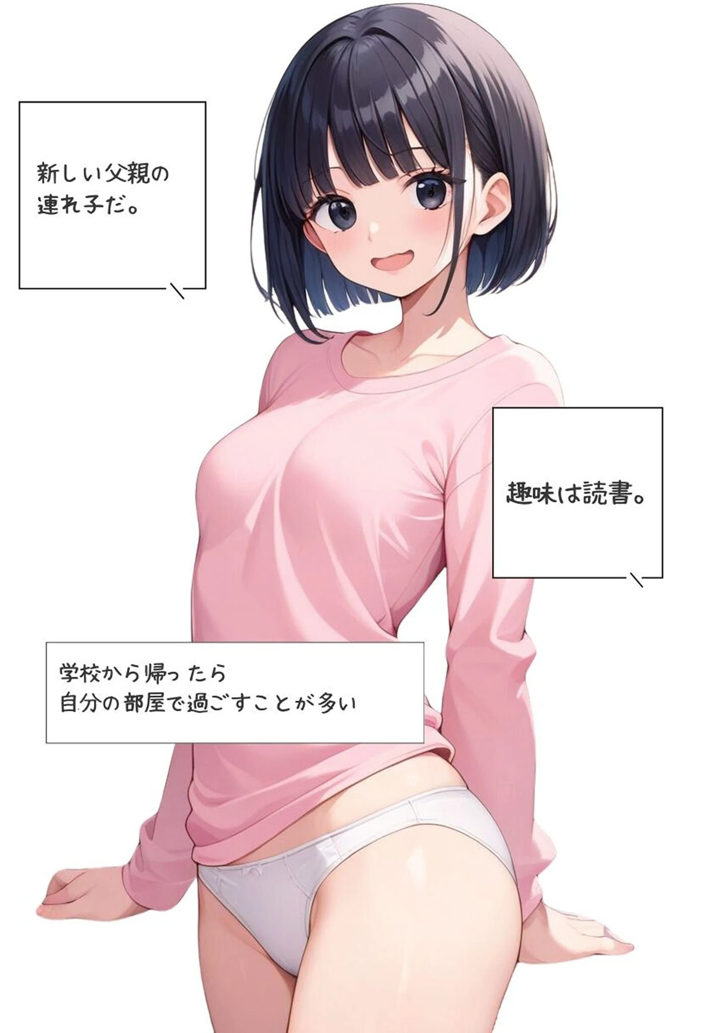 人見知りの義妹にぶっかけた話〜ドスケベ義妹覚醒 モザイク版ページ4