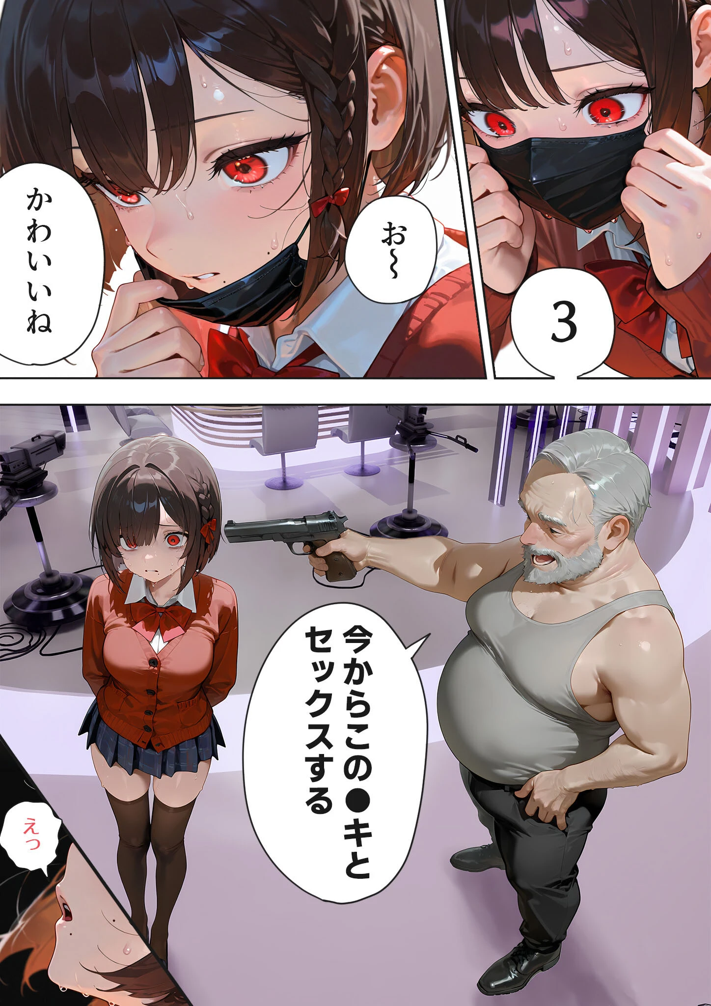 LIVEを止めるな! 〜画面の奥で●される幼馴染〜 モザイク版ページ7