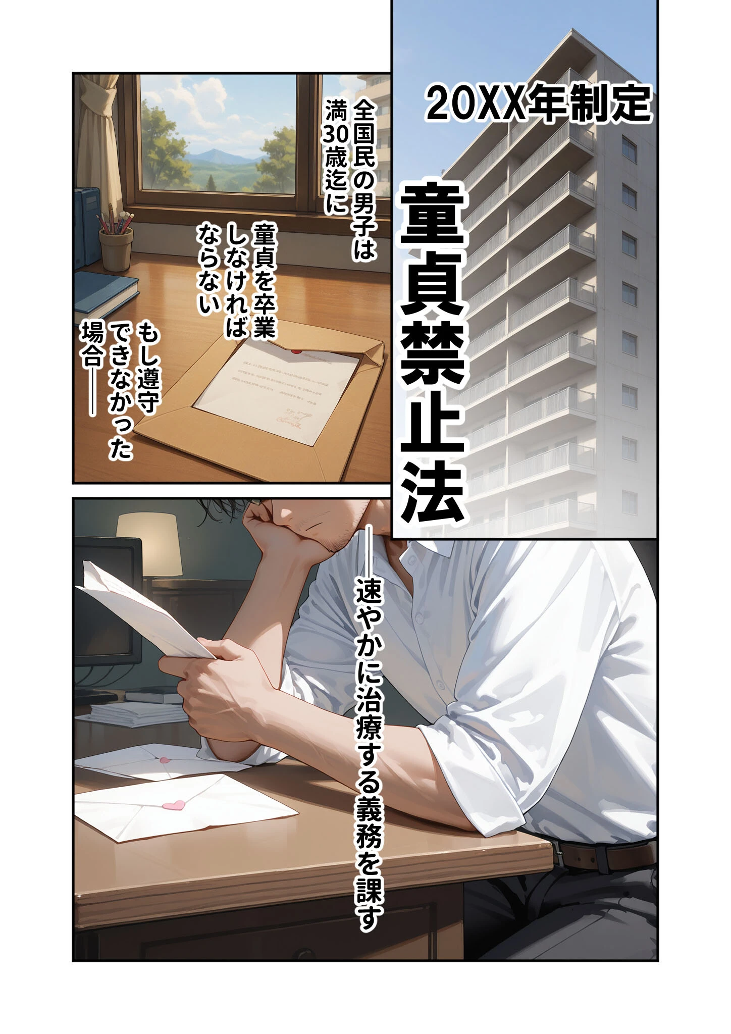 童貞撲滅!セックス・クリニック 〜白衣の天使に痴療された僕の童貞〜 モザイク版ページ3