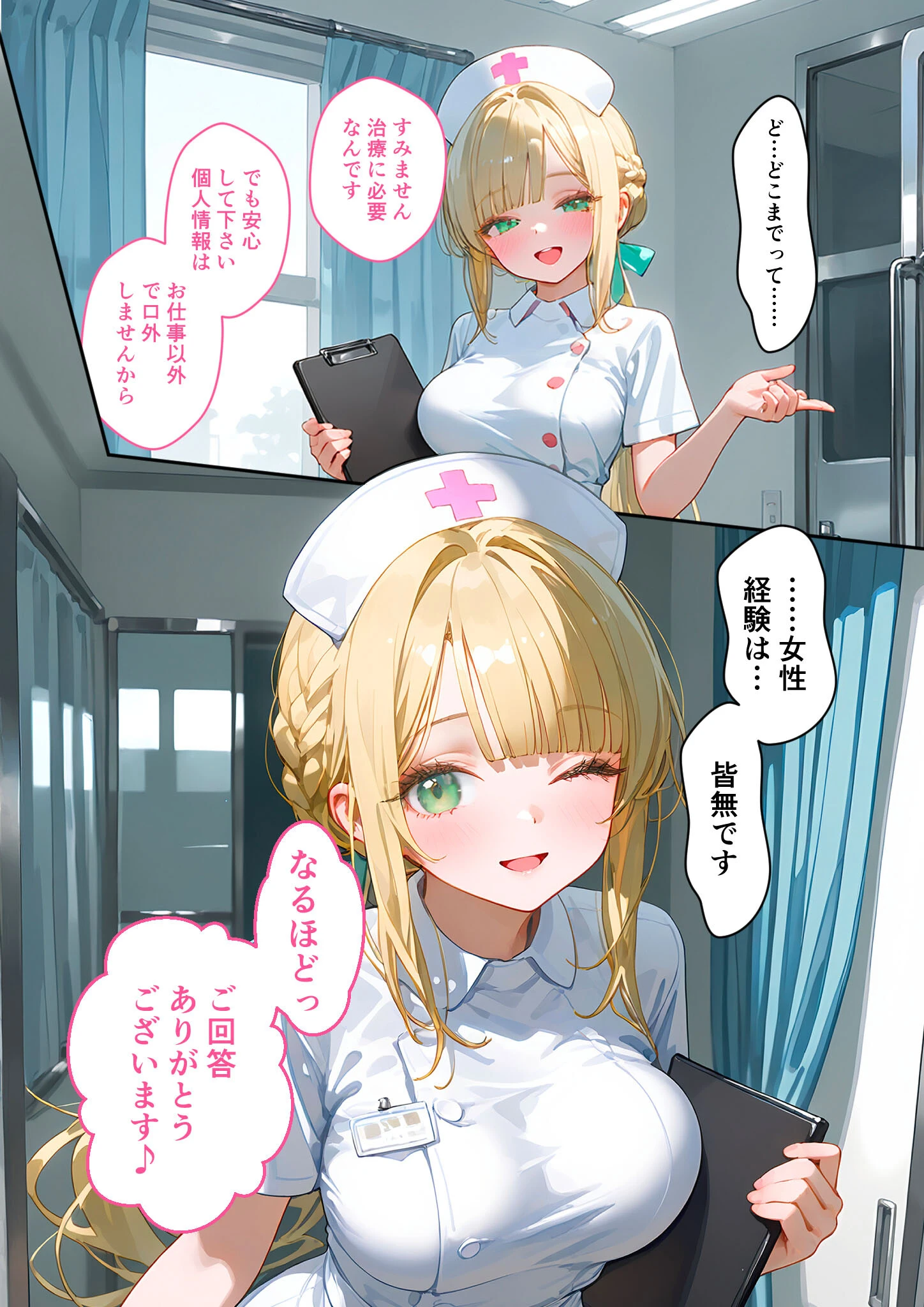 童貞撲滅!セックス・クリニック 〜白衣の天使に痴療された僕の童貞〜 モザイク版ページ13