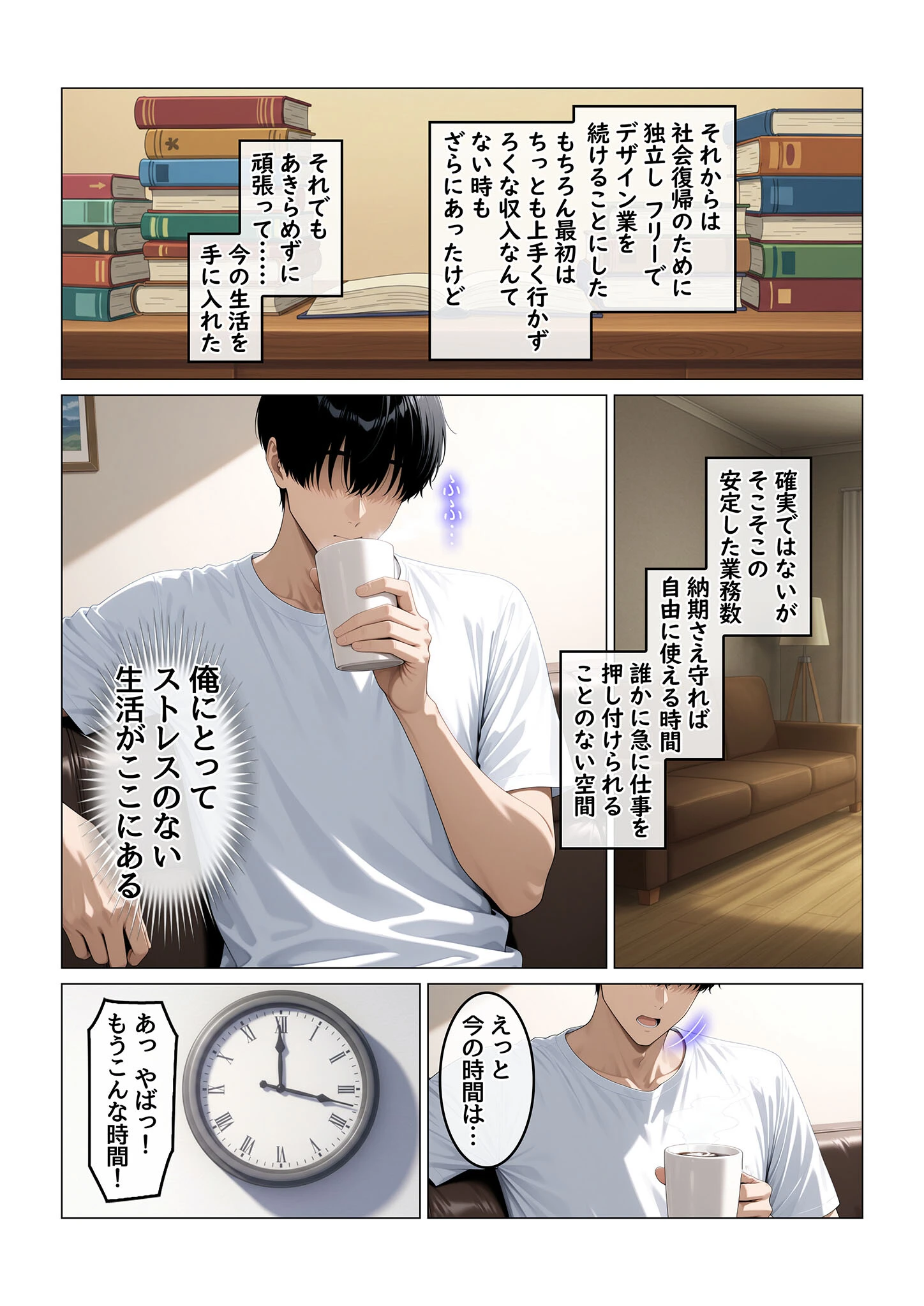 欲求不満を隠し続けてきた未亡人女将と汗だくで求め合う温泉宿の夜1 モザイク版ページ5