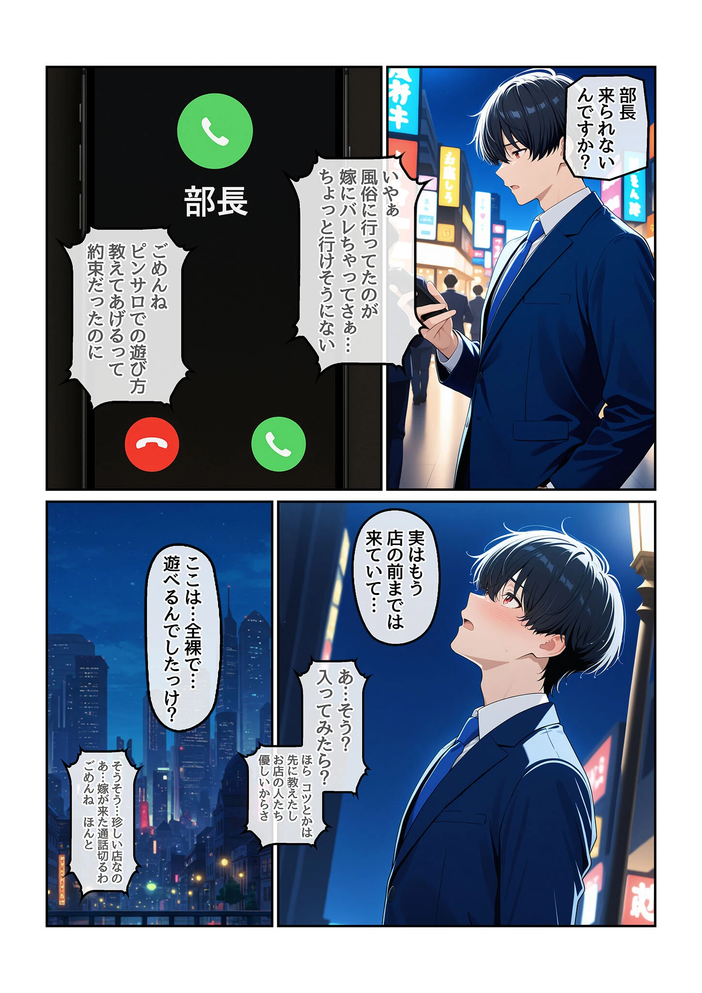 童貞の僕とピンサロ嬢とイチャラブ恋愛物語 モザイク版ページ2