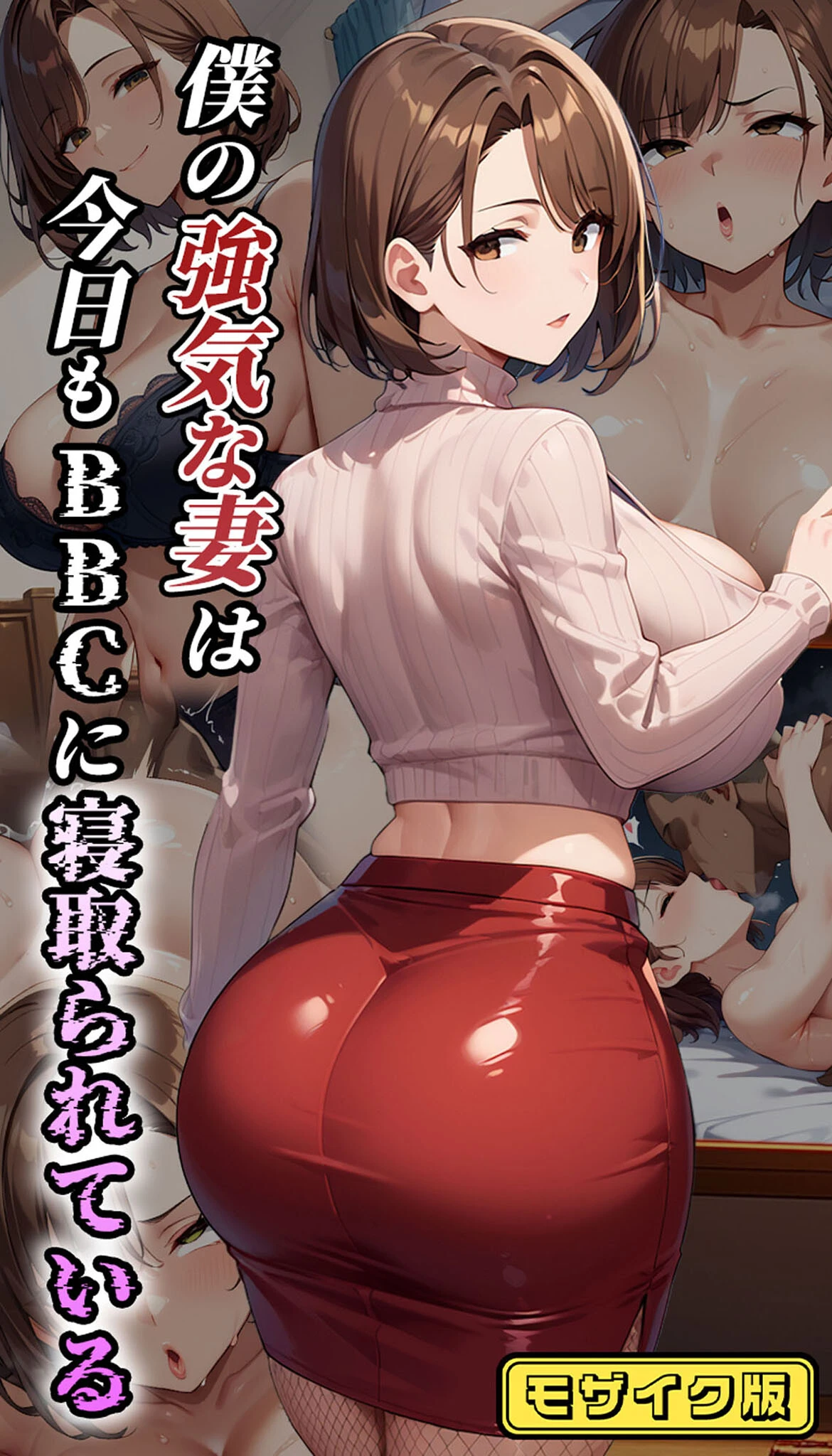 僕の強気な妻は今日もBBCに寝取られている モザイク版
