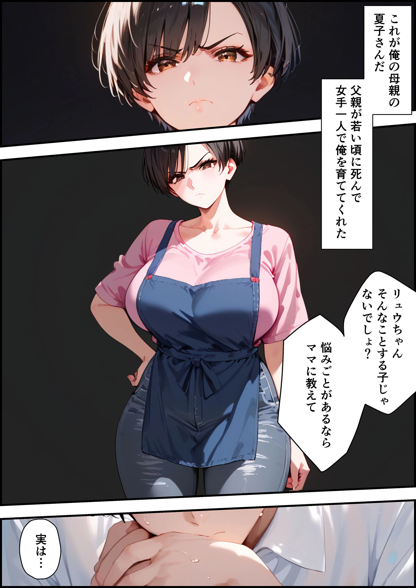 女手ひとつでボクを育ててくれた自慢の母がボクを守るためにいじめっ子の女になる話 モザイク版ページ5