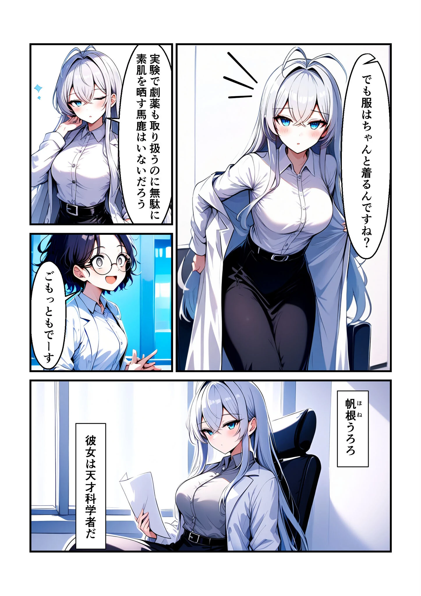帆根博士の羞恥受難1 モザイク版ページ7
