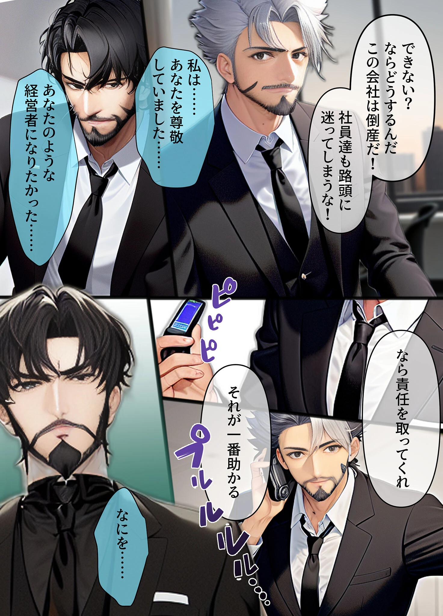 しゃちく・ざ・ふぁっく！〜信じていた社長に裏切られたのでクソ社長を自●に追い込み何も知らない娘を養子に取ってじっくりと俺好みに教育。真実を暴露しながら復讐わからせ愉悦セックスしたら精神崩壊メス堕ち性●●になりました モザイク版ページ7