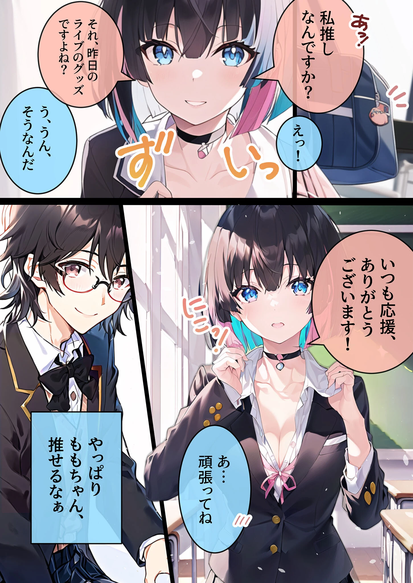 推しと繋がりたかっただけなのに〜片想いしていた同級生●●アイドルがおっさんとホテルに入ったので動画を撮って脅したらヤらせてくれたから泣きながら犯●たらメス堕ちした話 モザイク版ページ7