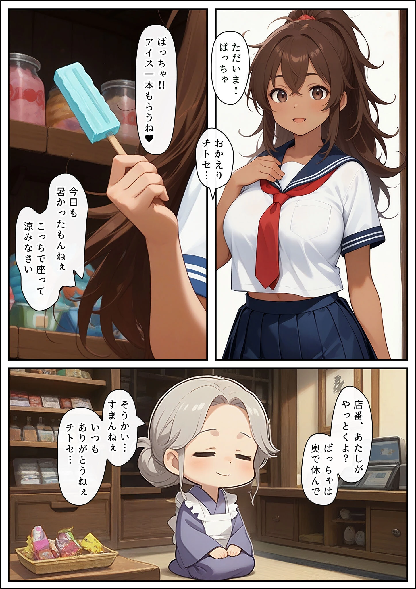 ゲーミングお姉ちゃん モザイク版ページ4