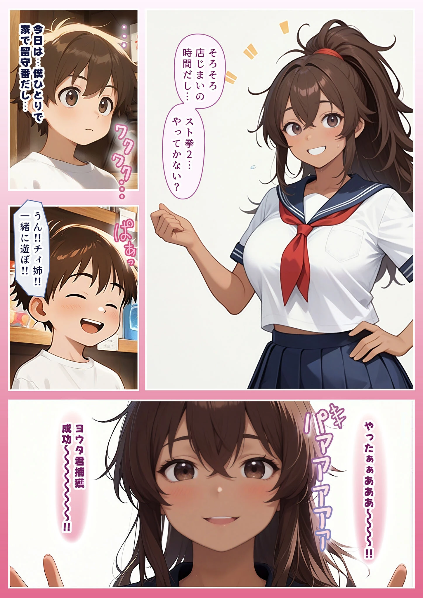 ゲーミングお姉ちゃん モザイク版ページ7