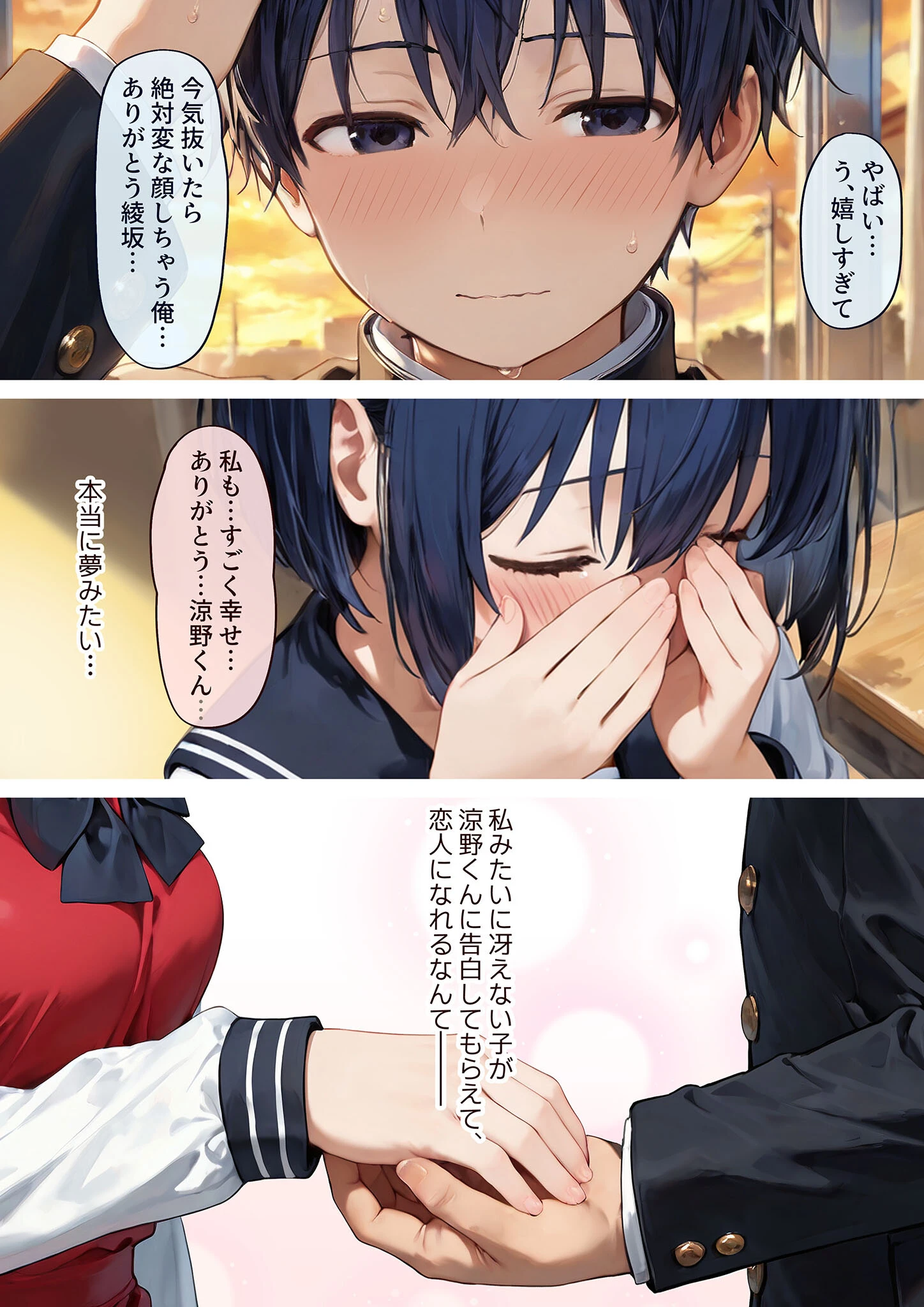 はじめてカップル-引っ込み思案な巨乳女子、綾坂みころとあまあま初えっち- モザイク版ページ5