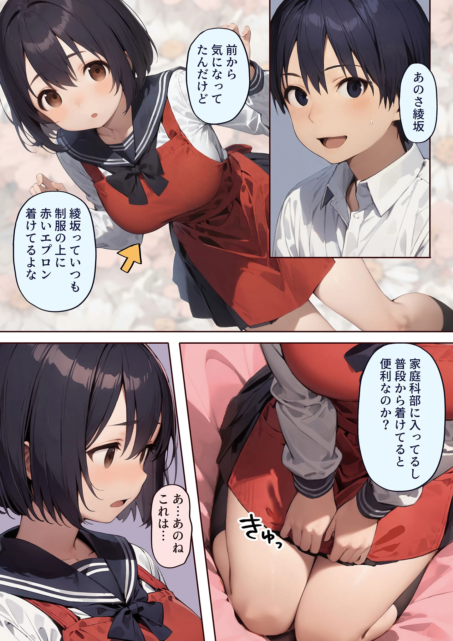 はじめてカップル-引っ込み思案な巨乳女子、綾坂みころとあまあま初えっち- モザイク版ページ7