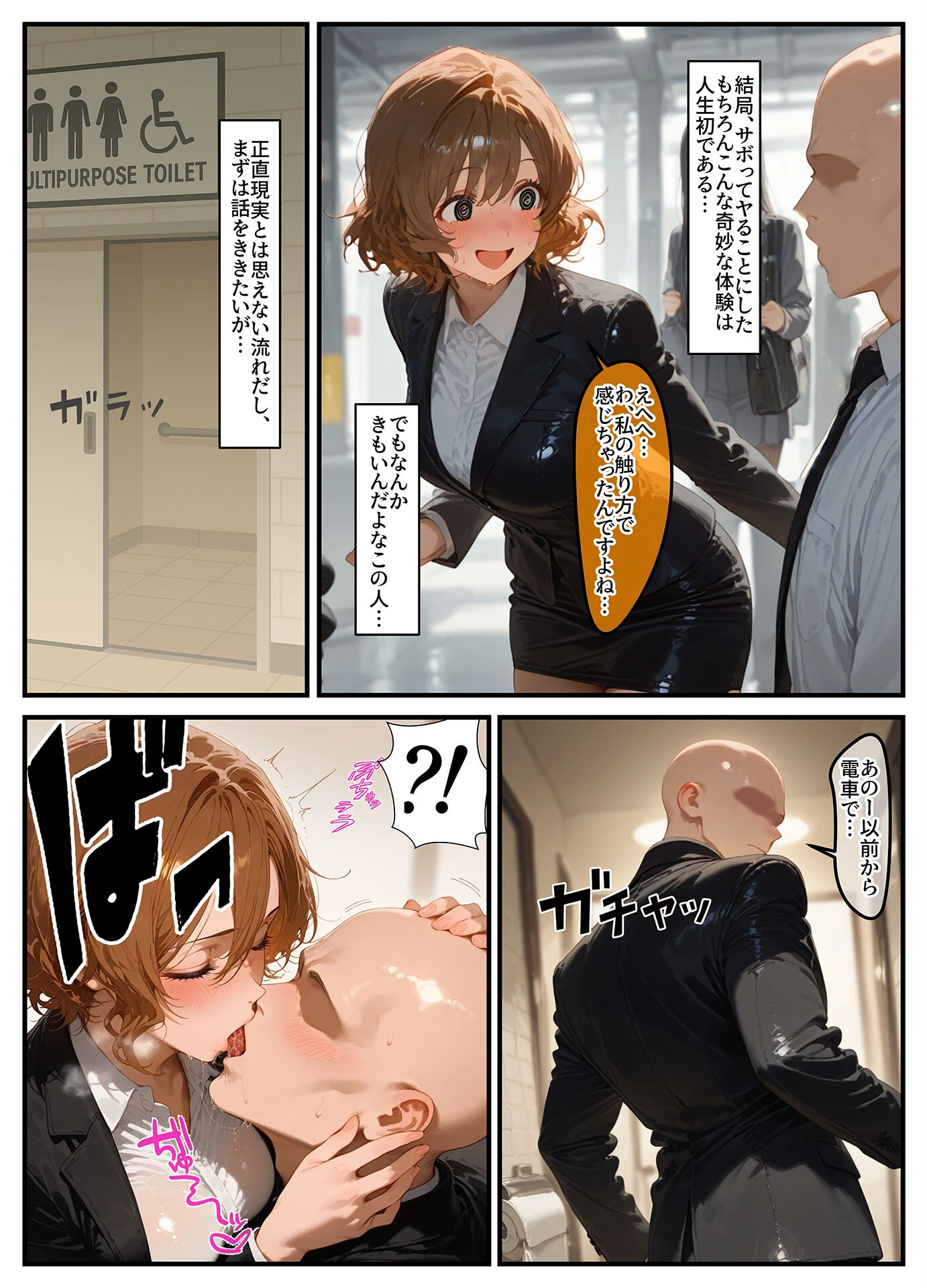 貞操逆転世界では元推し達が処女をこじらせてチ●媚びしてくる モザイク版ページ9