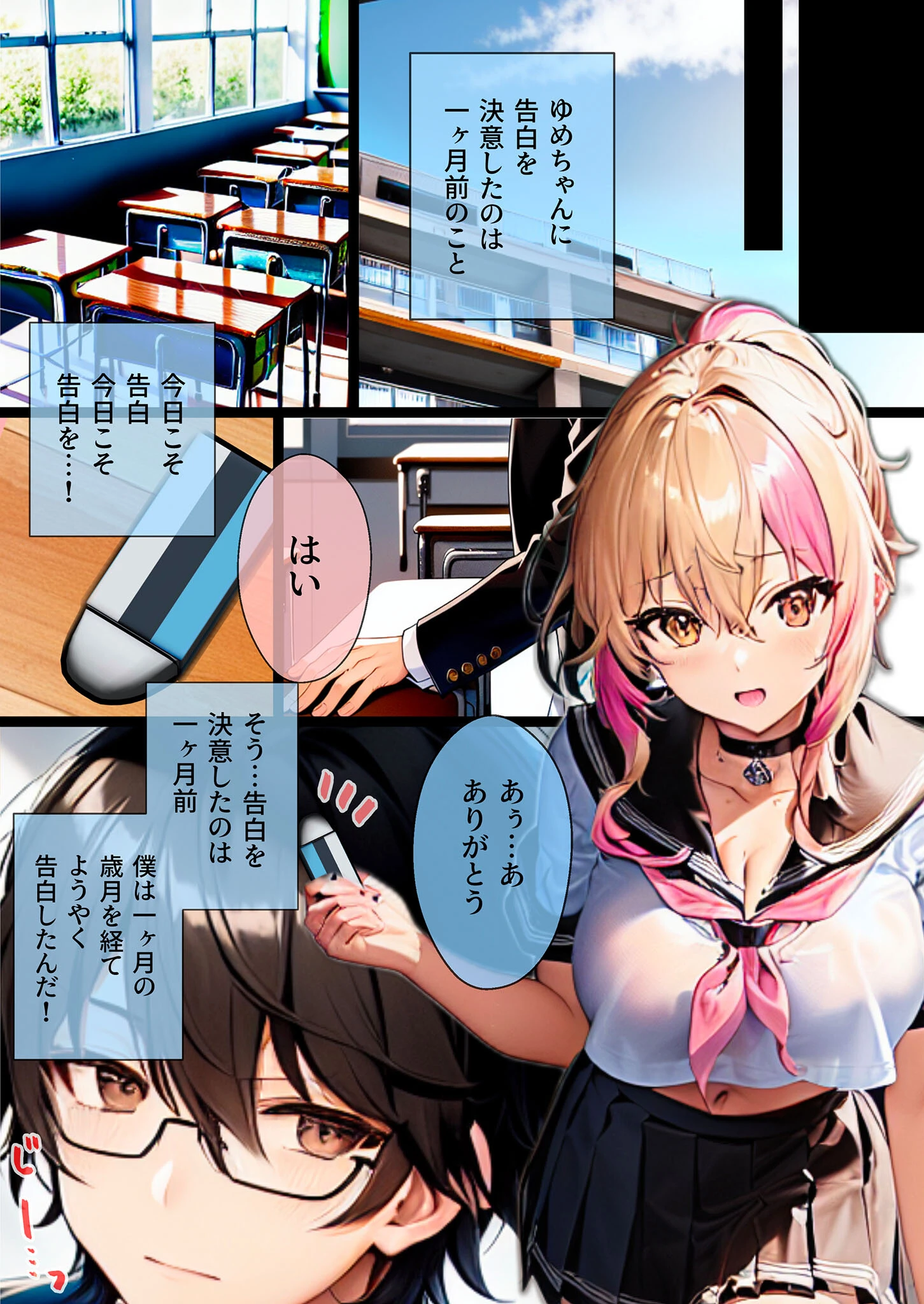 ぼっち・ざ・ふぁっく！〜陰キャの俺に声をかけてくれた陽キャ美少女に告白したら断られたんだけどお金を払ったらヤらせてくれる処女ビッチだったのでお金とチンポでDV彼氏から寝取ってあまあま両想いメス堕ちえっちします モザイク版ページ5