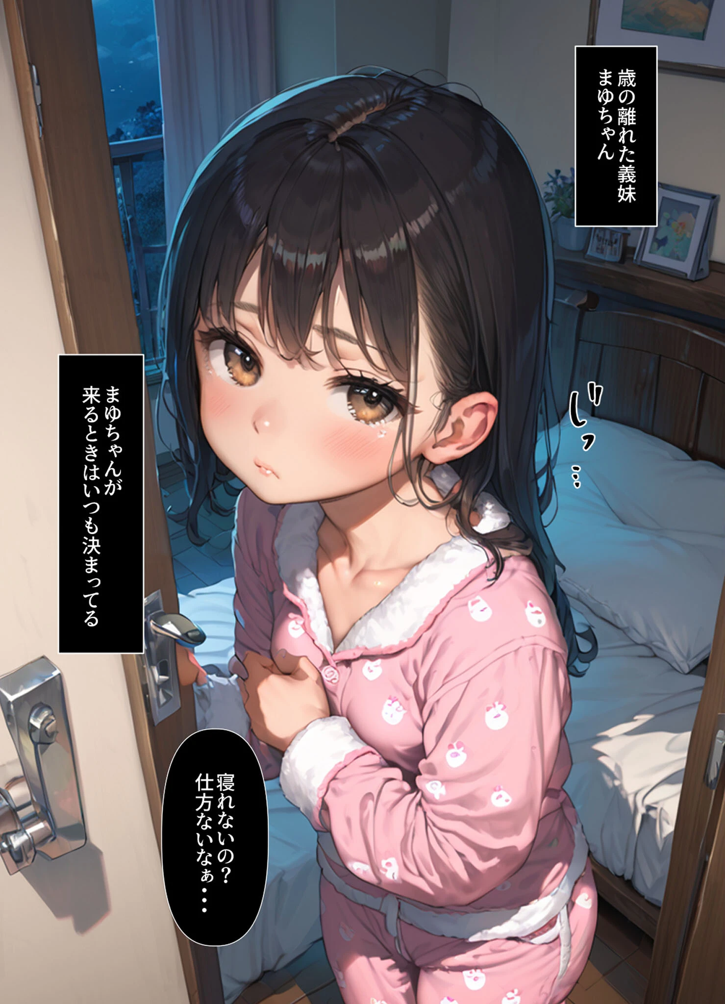 おやすみ、まゆちゃん モザイク版ページ4