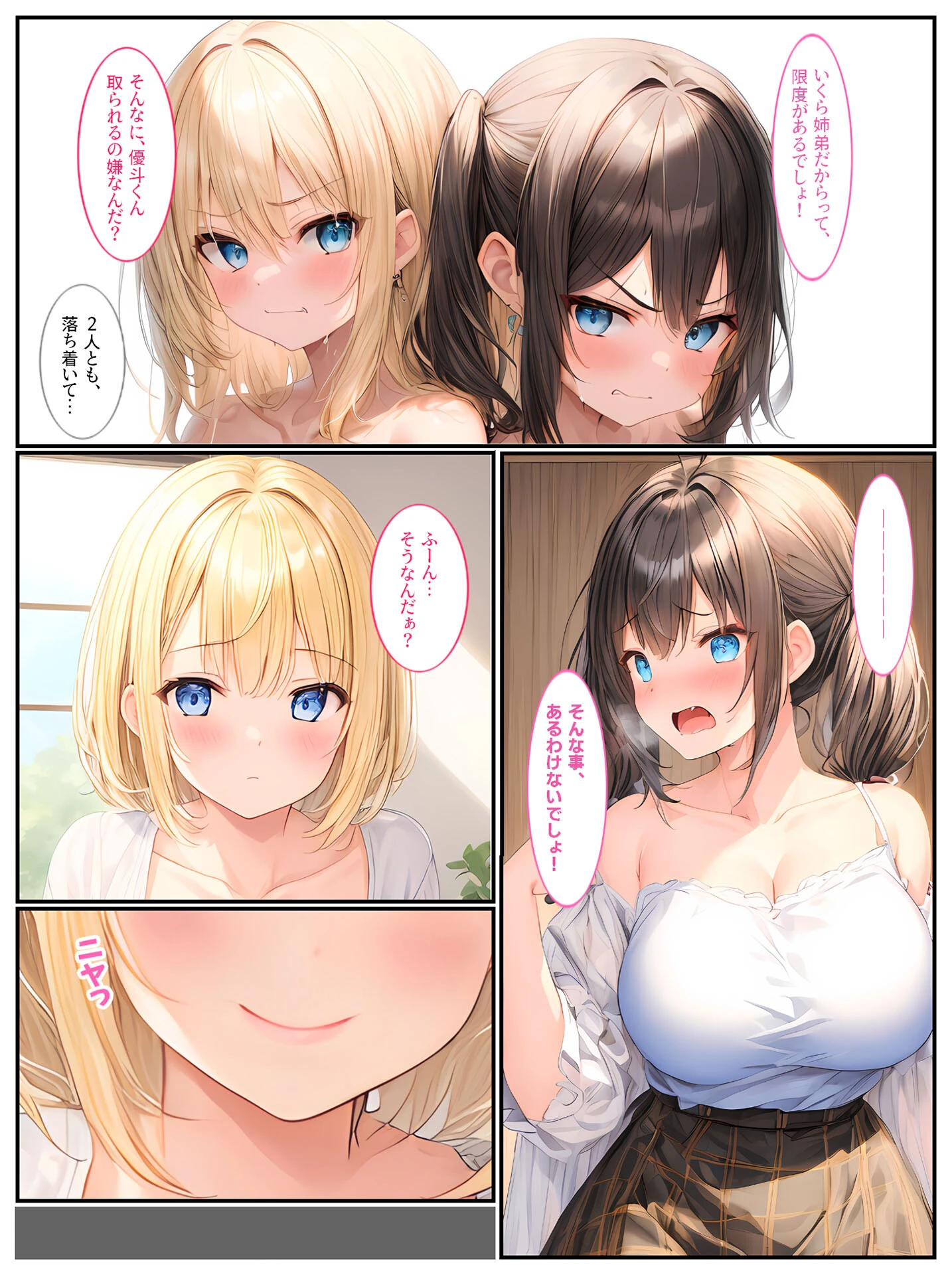 巨乳姉妹と家族になったら毎日セックスしています モザイク版ページ11