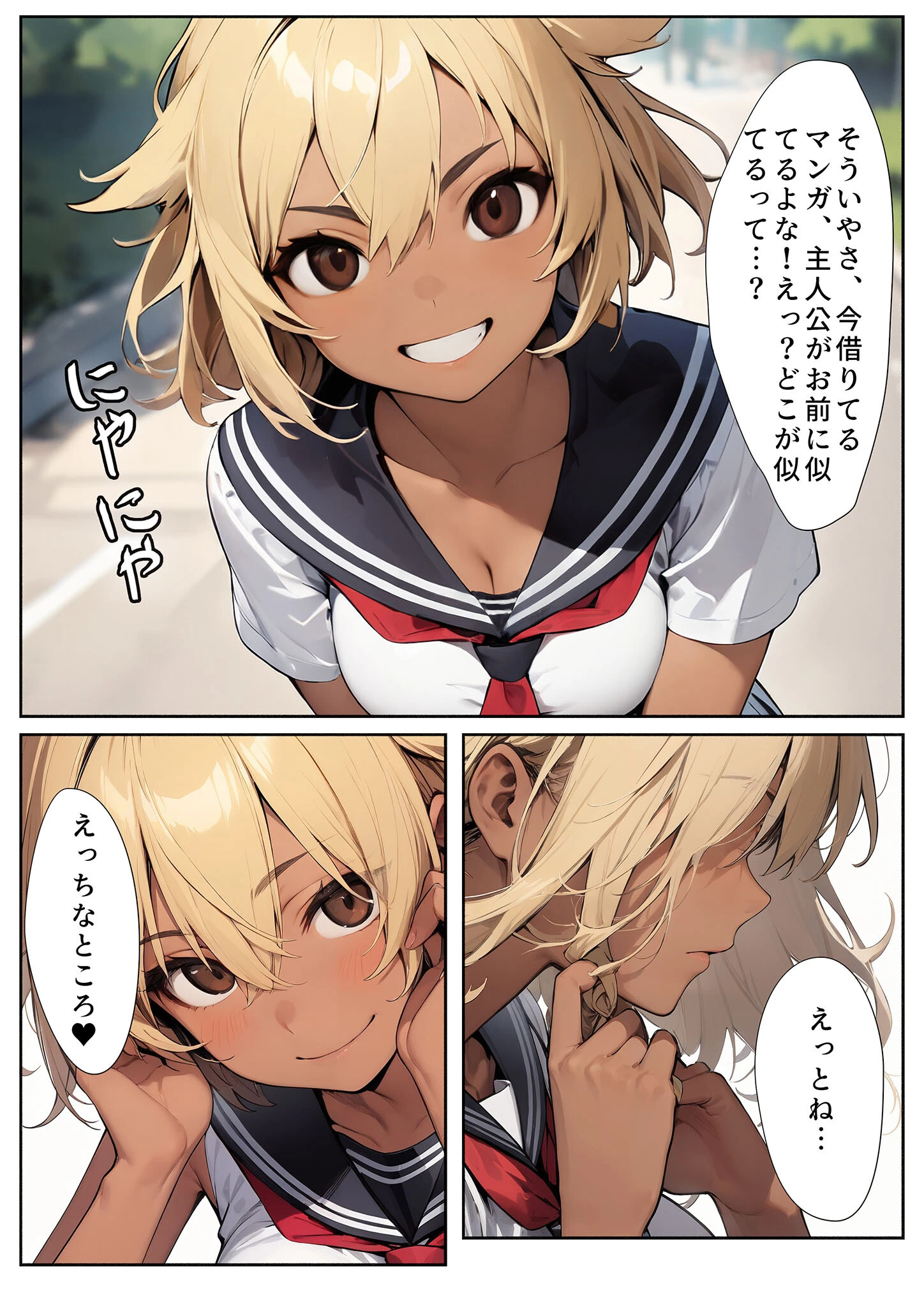 巨乳めちゃくちゃもませてくれる図書委員のギャル モザイク版ページ5