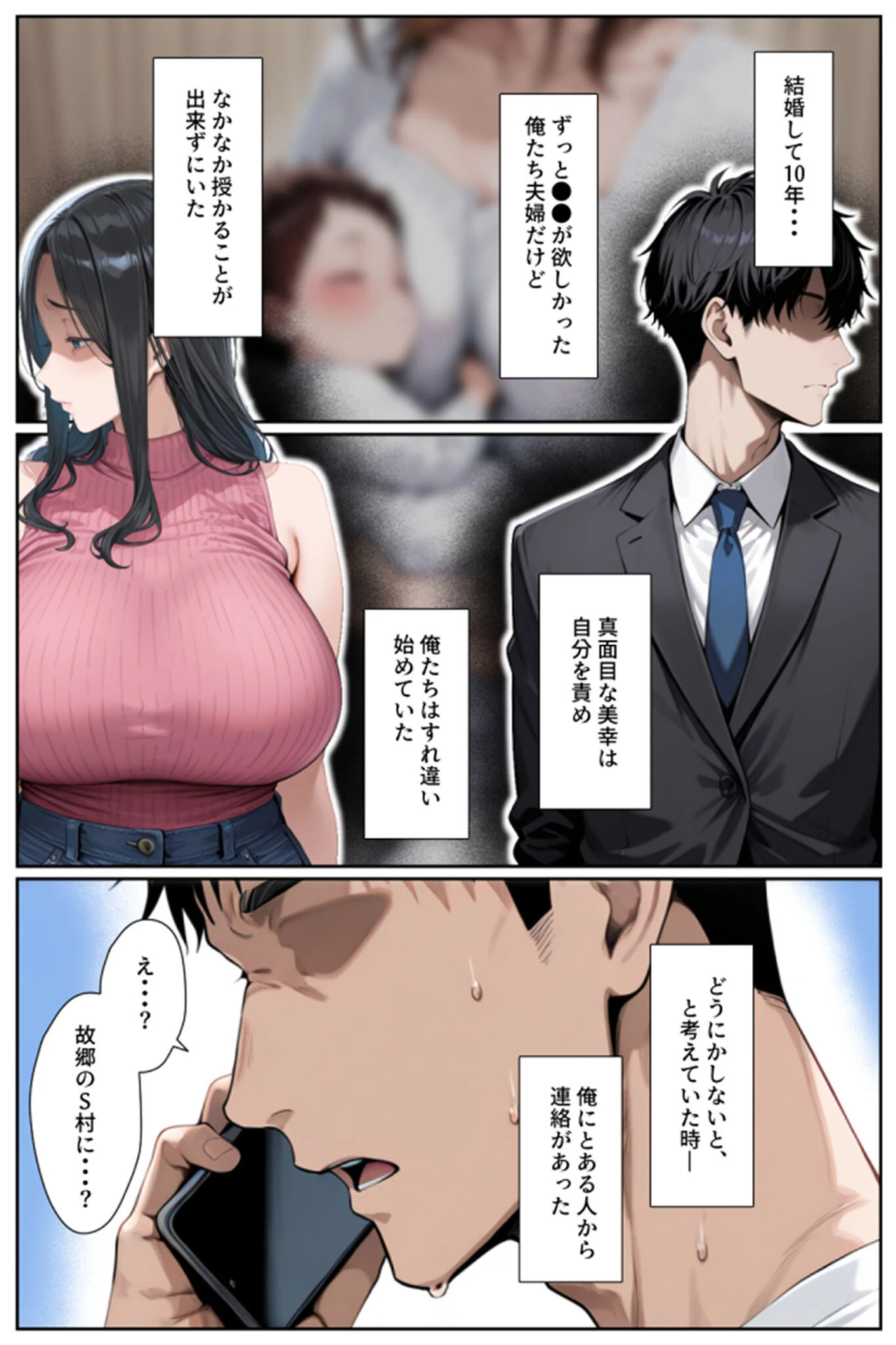 ●●を欲しがる俺の妻がなぜかドスケベ巫女服でNTRれた件 モザイク版ページ6