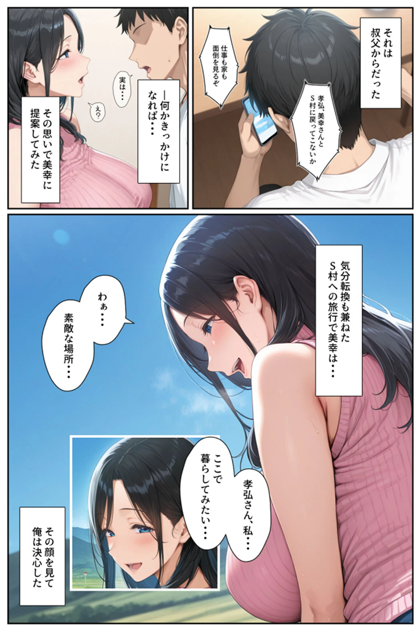 ●●を欲しがる俺の妻がなぜかドスケベ巫女服でNTRれた件 モザイク版ページ7