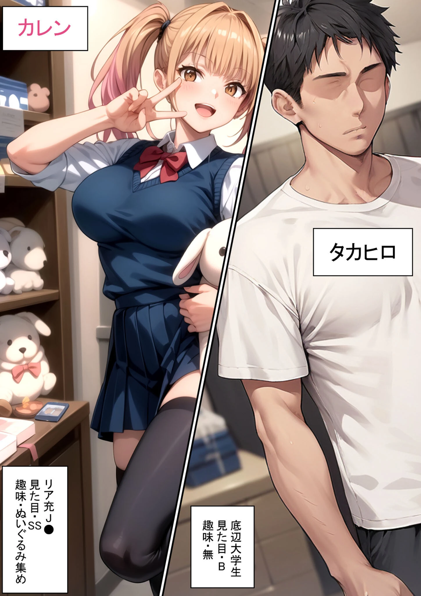 脚コキだけで絶対にセックスさせないクソ生意気義妹に我慢できず全部の穴を●●してやった結果 モザイク版ページ3