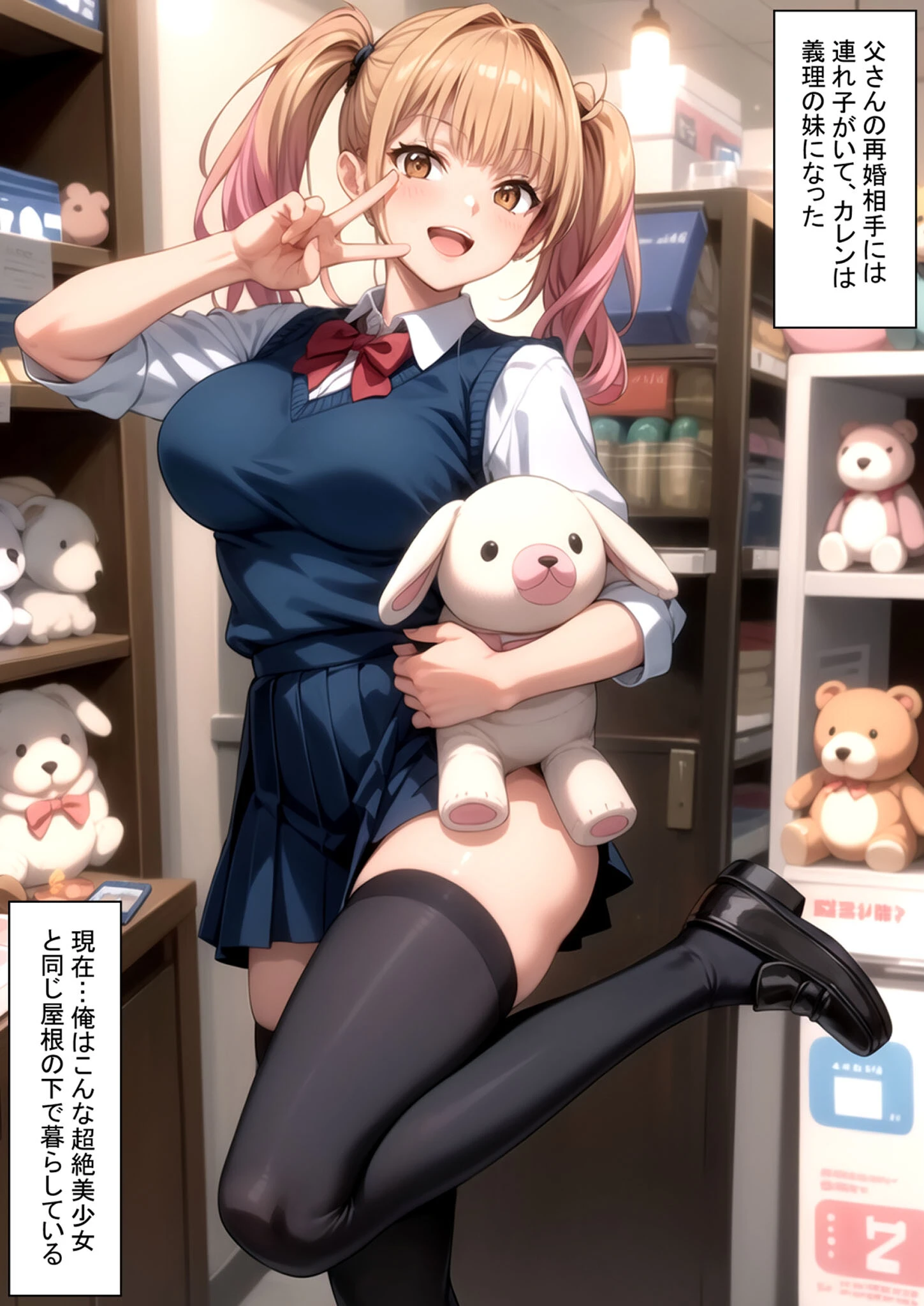 脚コキだけで絶対にセックスさせないクソ生意気義妹に我慢できず全部の穴を●●してやった結果 モザイク版ページ4