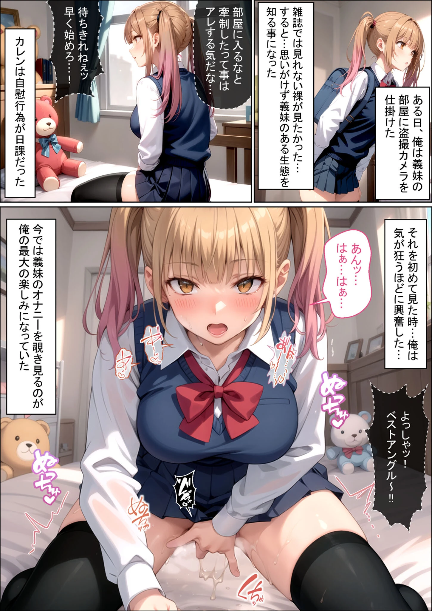 脚コキだけで絶対にセックスさせないクソ生意気義妹に我慢できず全部の穴を●●してやった結果 モザイク版ページ7