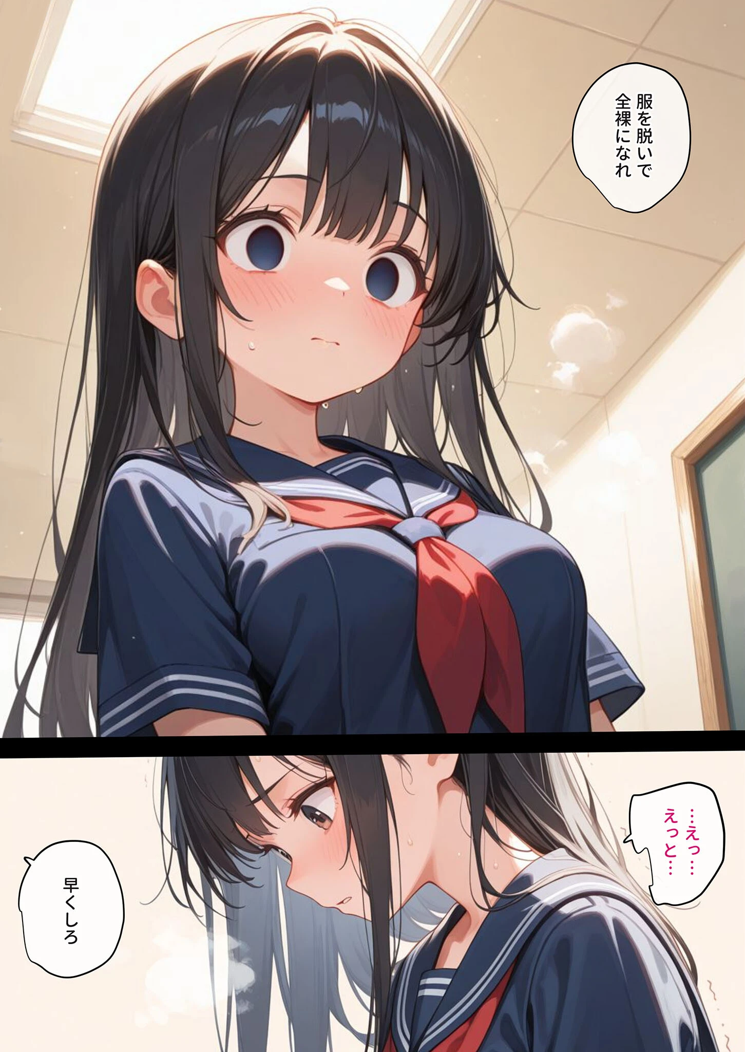学園を占拠したテロリストがド変態だったら モザイク版ページ8