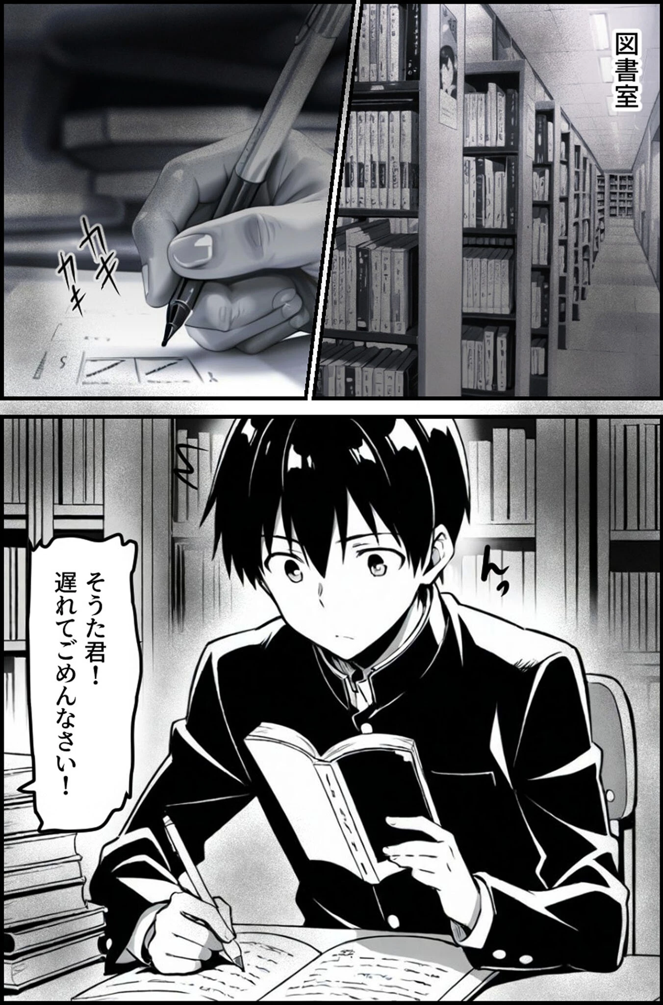 気になるクラスメイトはマゾだった モザイク版ページ4