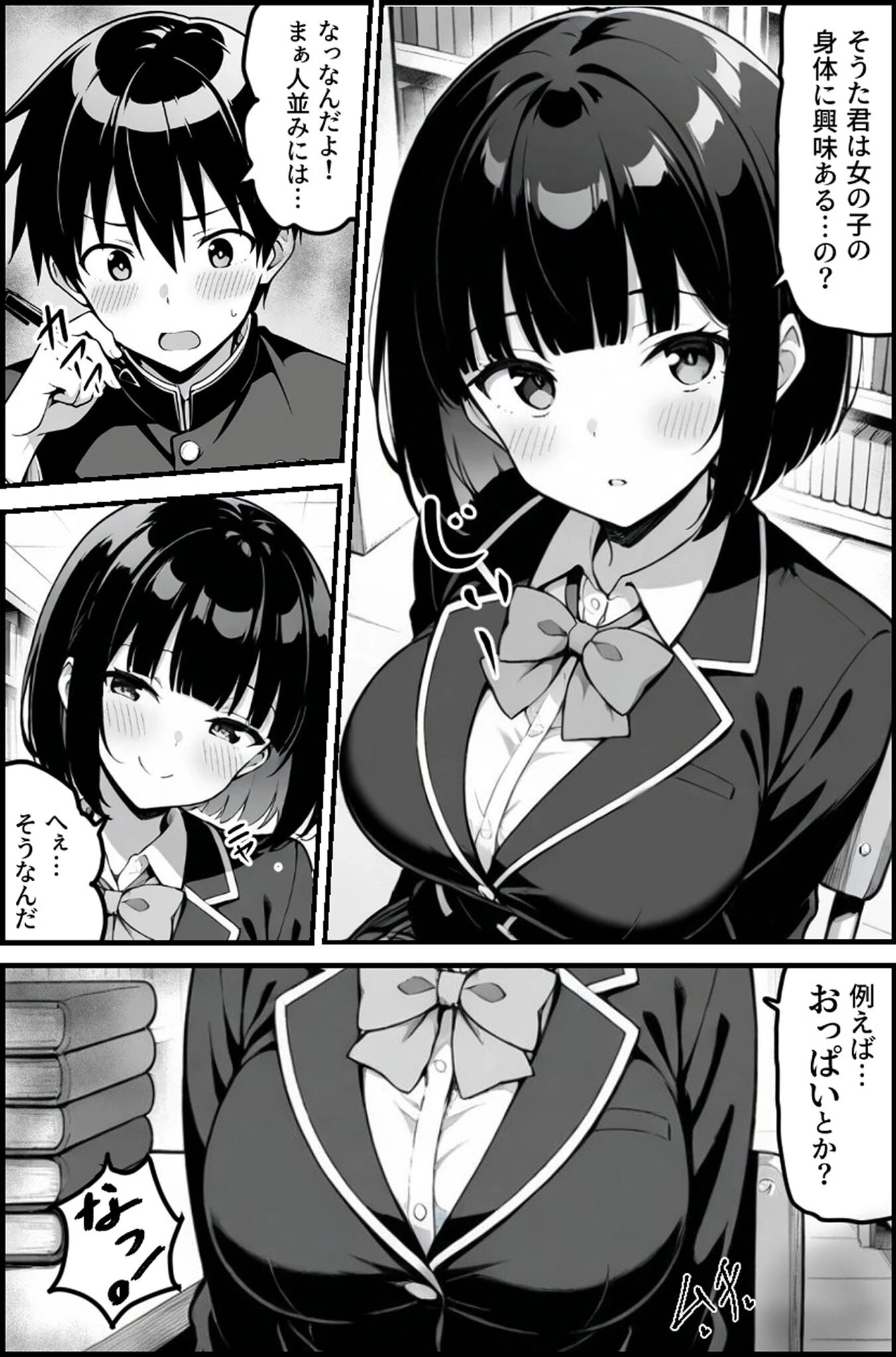気になるクラスメイトはマゾだった モザイク版ページ8