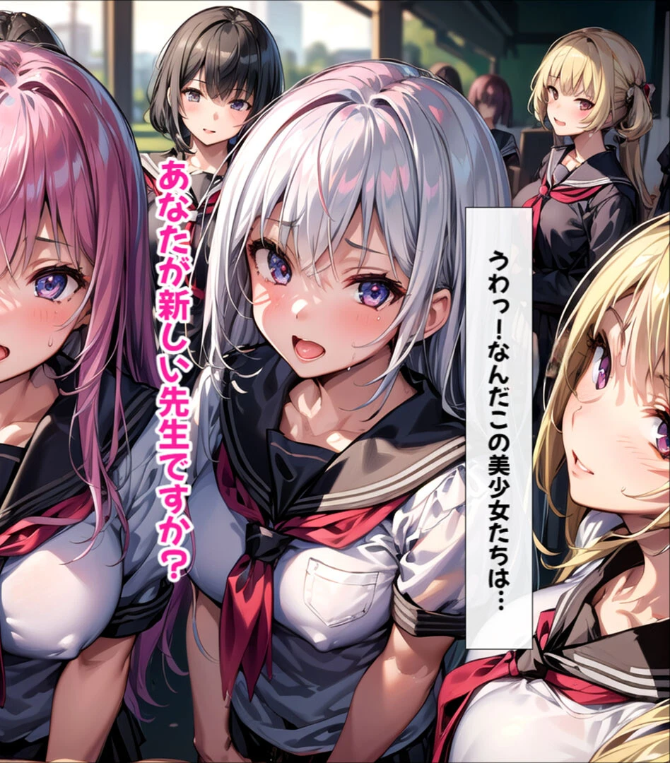 ハーレム女学園〜ハメてもハメても終わらない●●●●だらけのハーレム学園生活〜 モザイク版ページ6