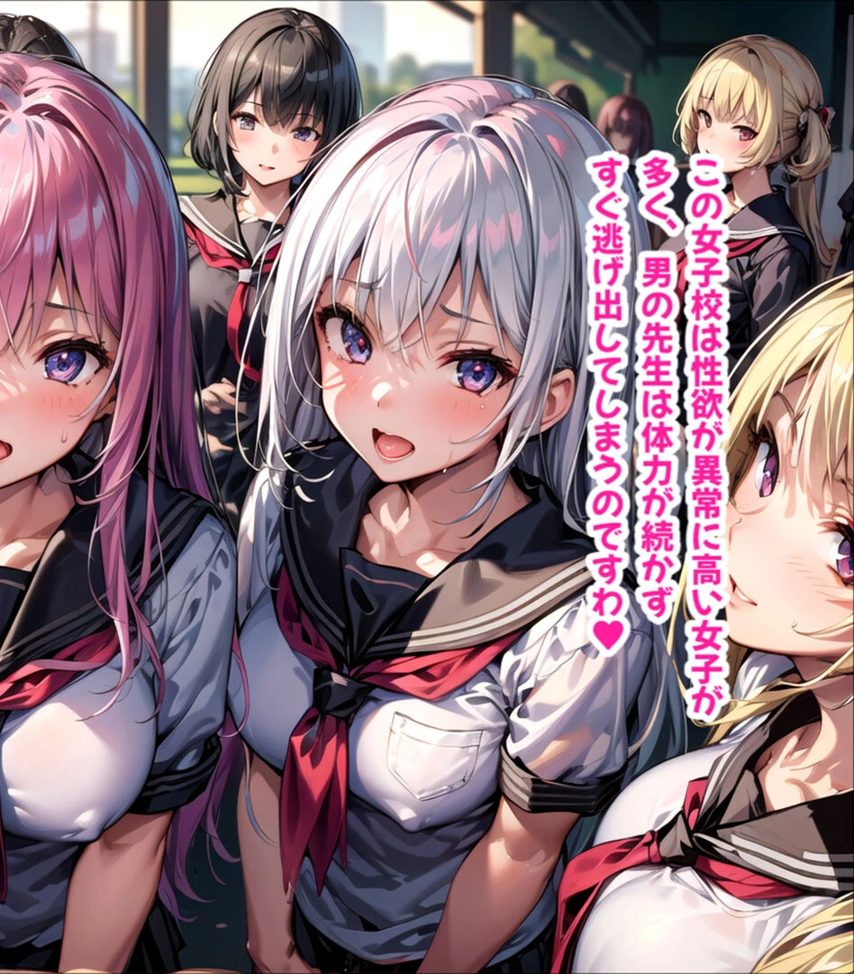 ハーレム女学園〜ハメてもハメても終わらない●●●●だらけのハーレム学園生活〜 モザイク版ページ8