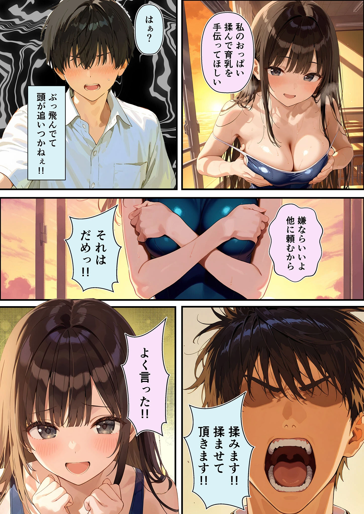 グラドル志望の強気な同級生を騙してメス堕ちさせた話 モザイク版ページ8