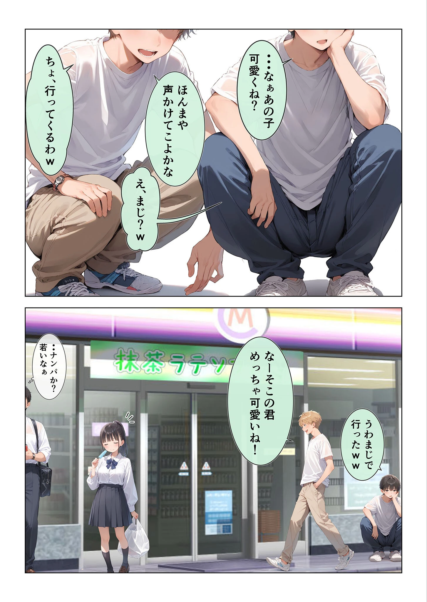 コンビニ前で出会った清楚ビッチなおじ専●●をお持ち帰りした中年おじさん（俺）の最高にラッキーでエッチな末路 モザイク版ページ5